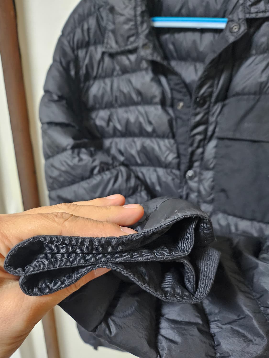 스톤아일랜드 경량패딩 자켓 블랙 L 상품이미지4