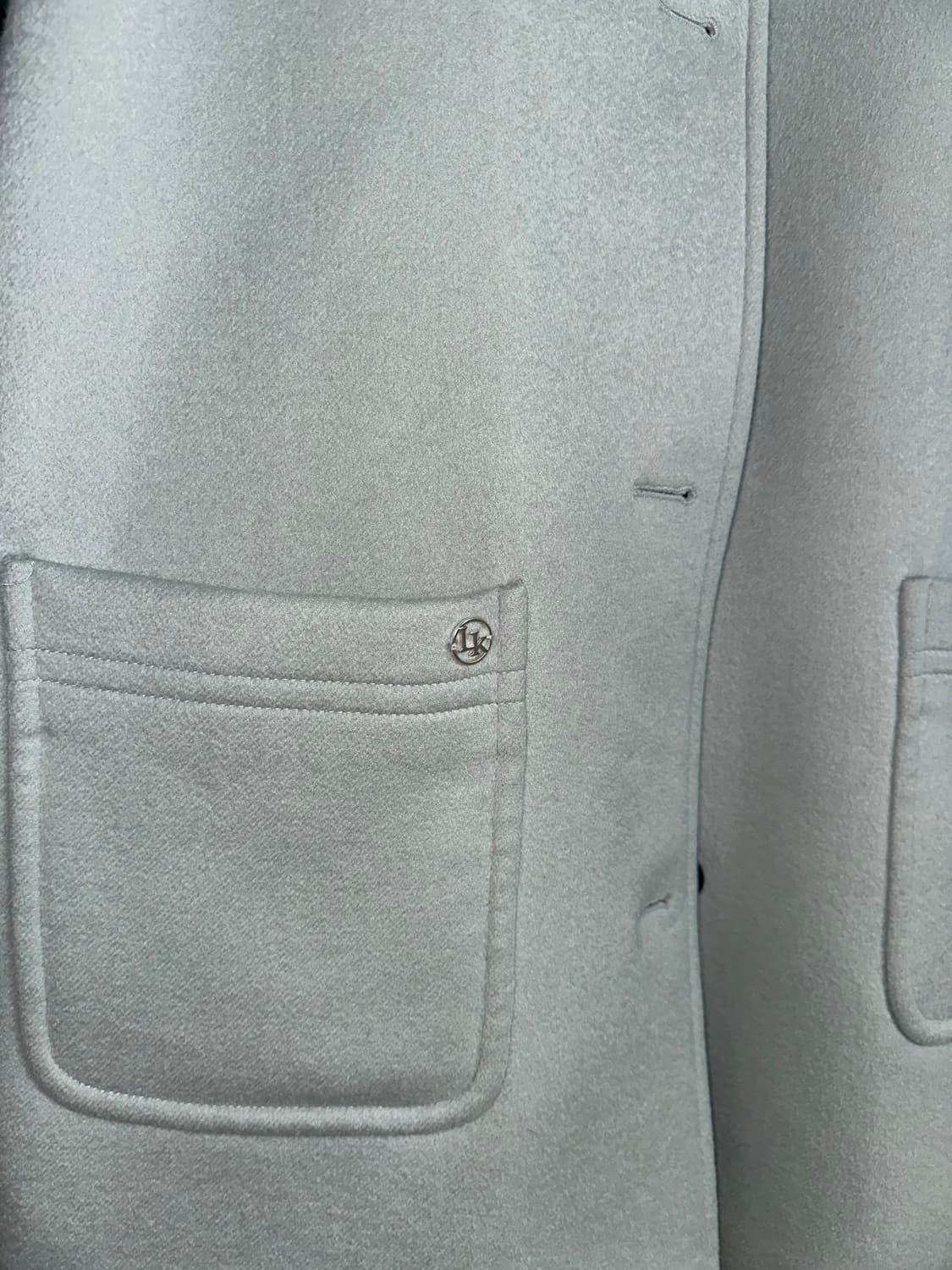 룩캐스트 마리 하프 울 코트 민트 상품이미지4