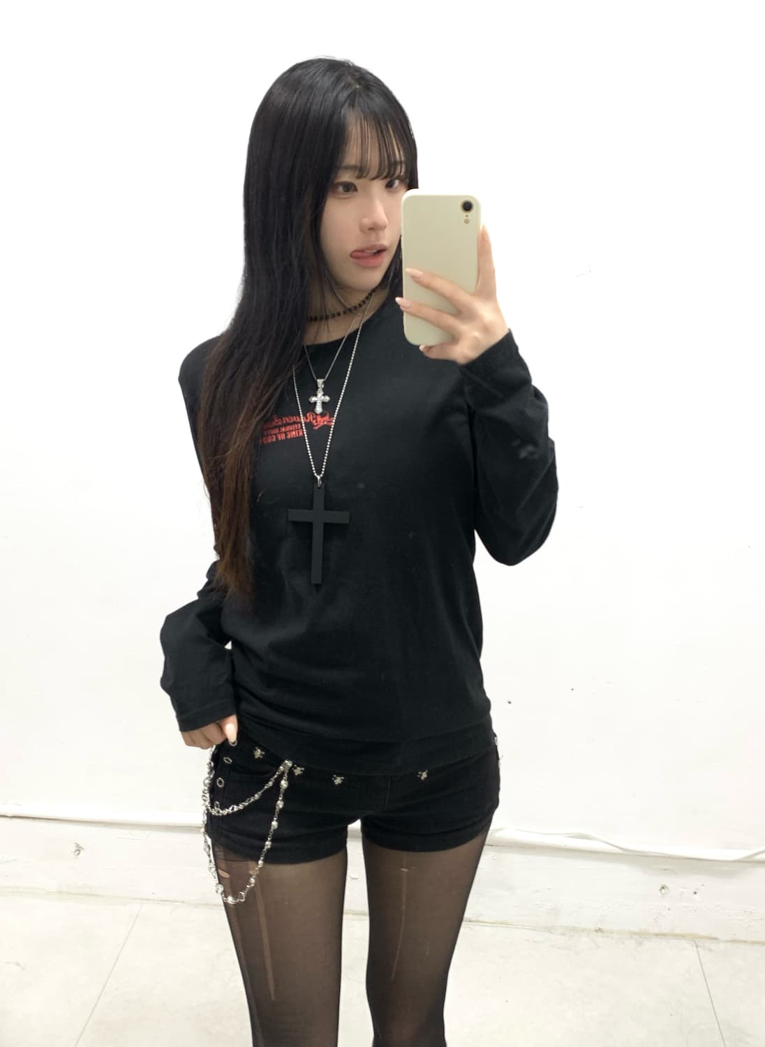 [KING OF GOD SKULL] 펑크 스컬 롱슬리브 상품이미지3