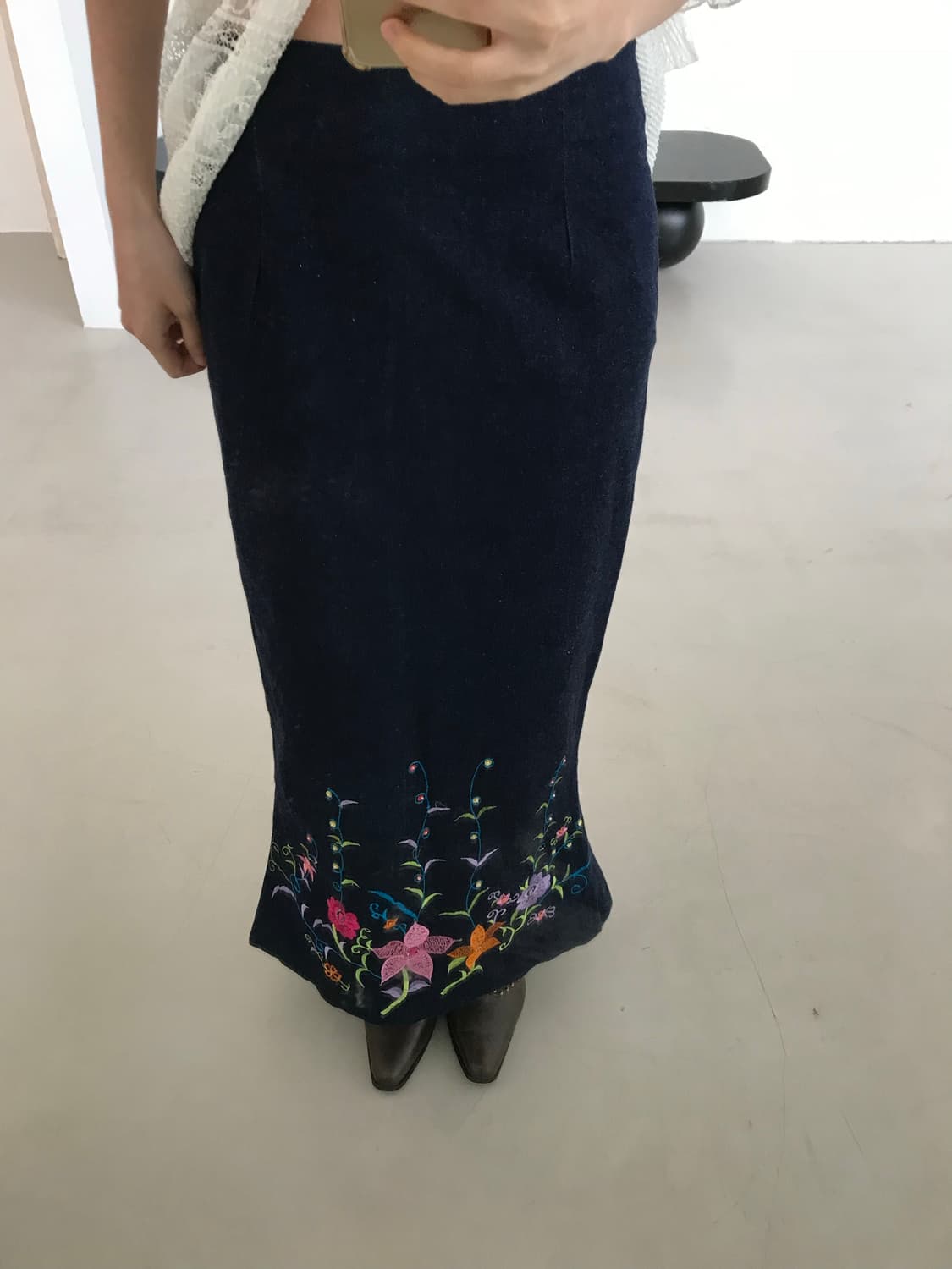 vintage mermaid flower skirt 상품이미지2