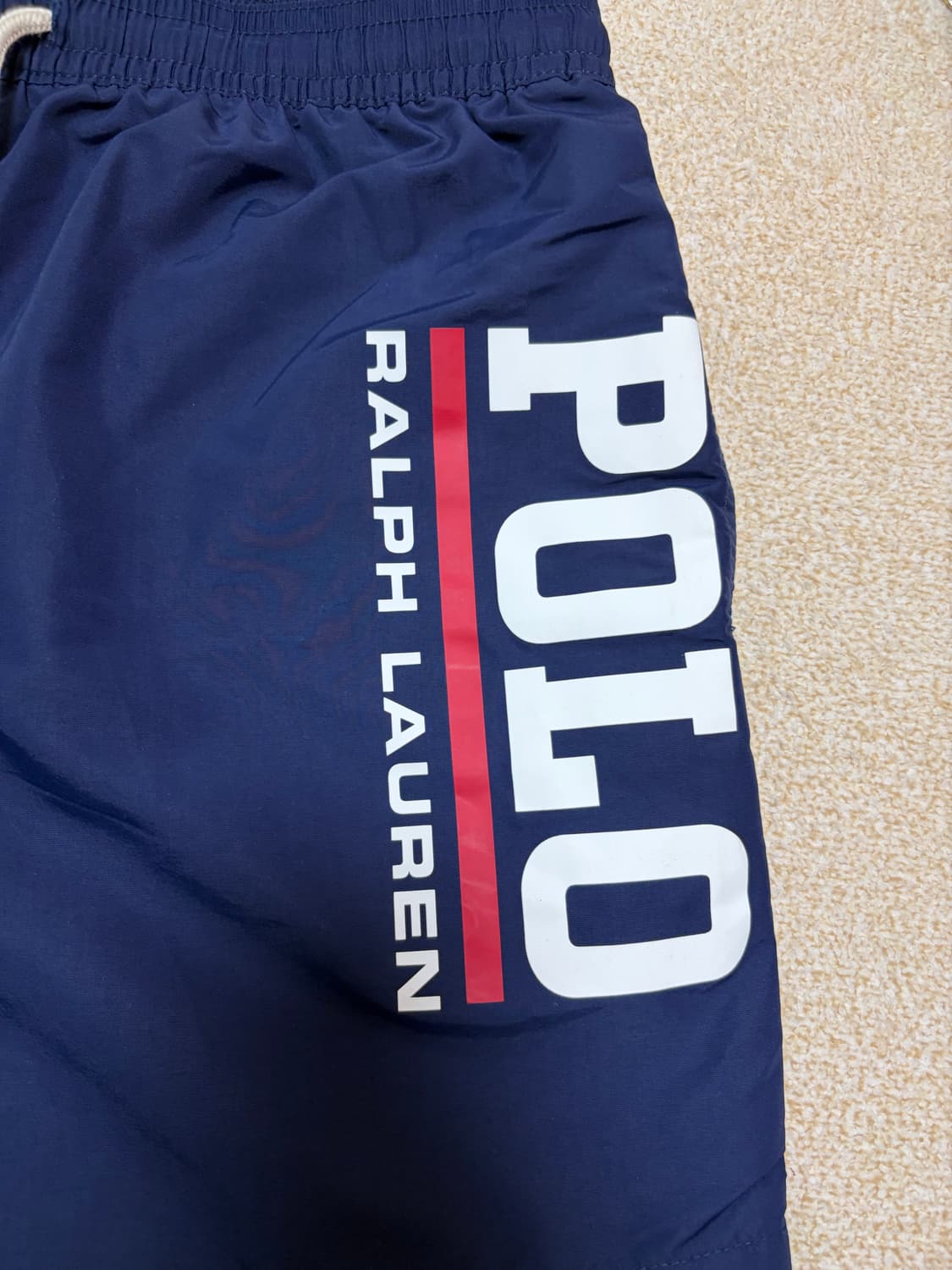 XL) 폴로 랄프로렌 폴로 로고 스윔팬츠 수영복 반바지 상품이미지2