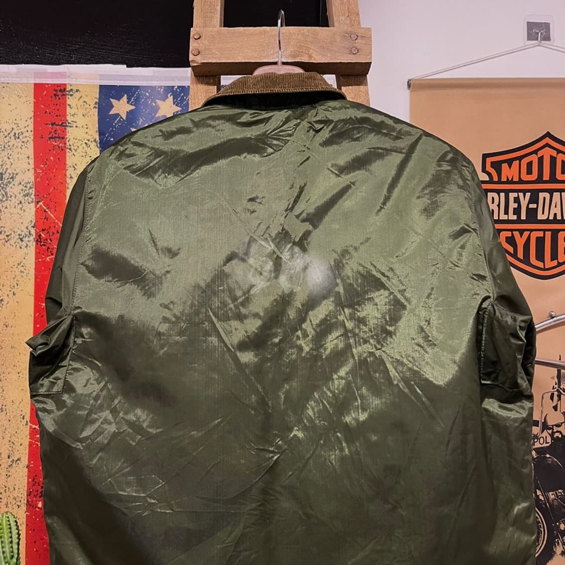 80s 알파 인더스트리 오리지널 미해군 임퍼머블 덱 자켓 N000 상품이미지4