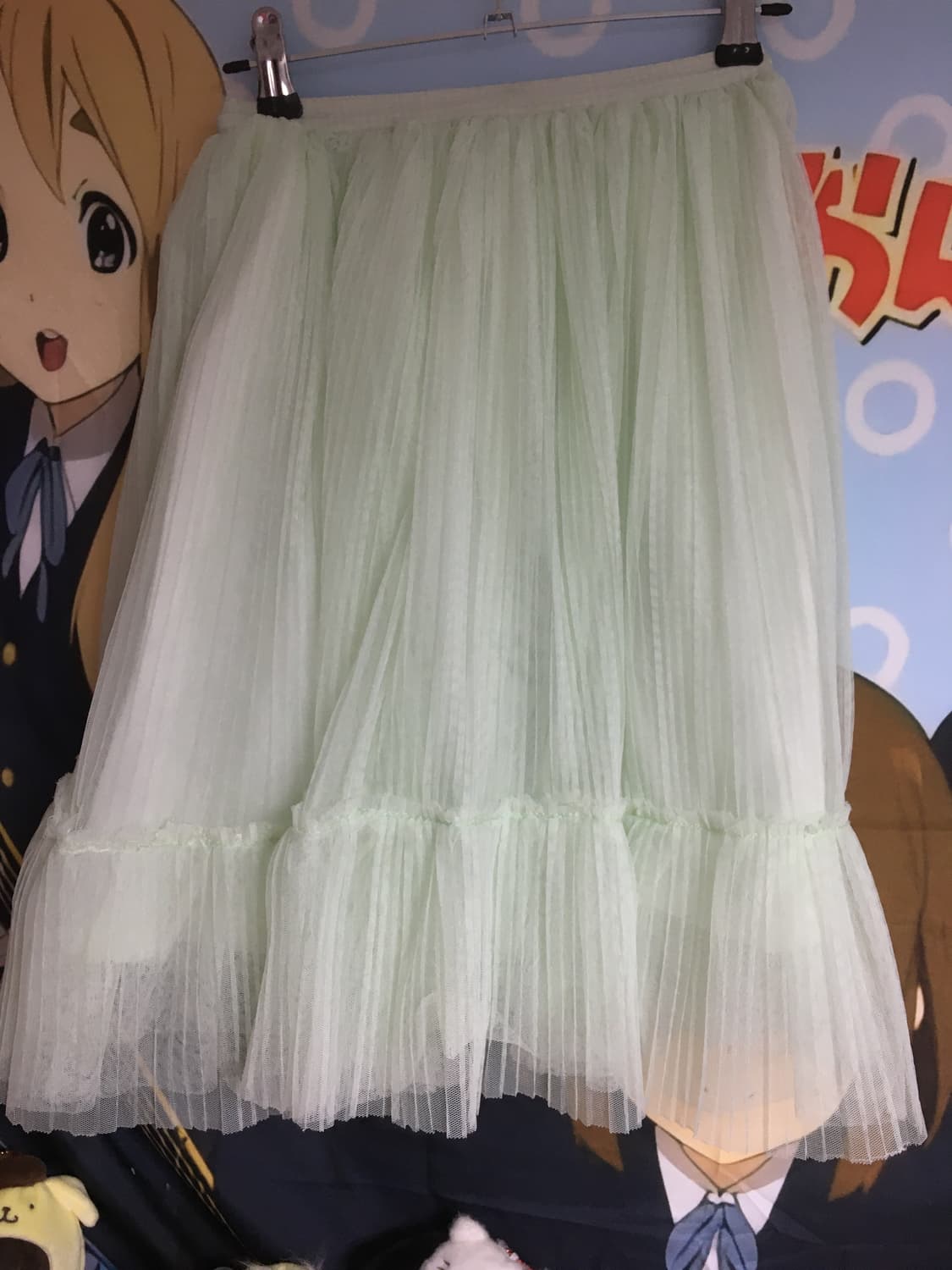 (Vin.)빈티지 민트 샤 스커트 상품이미지1