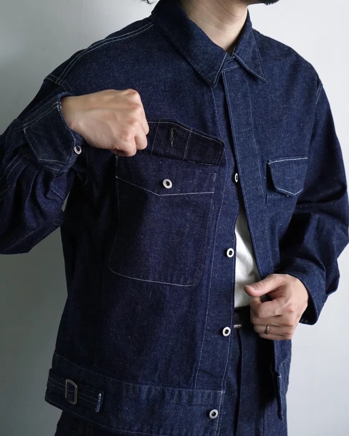 25aw Roval Canadian Navy Denim Work jkt 상품이미지8