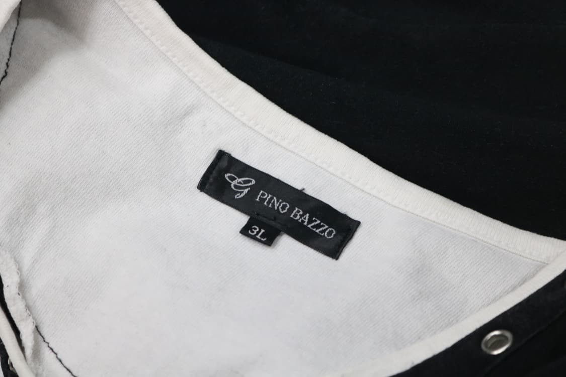 PINO BAZZO 피노바조 빈티지 아일렛 레이어드 블랙 롱슬리브 상품이미지8