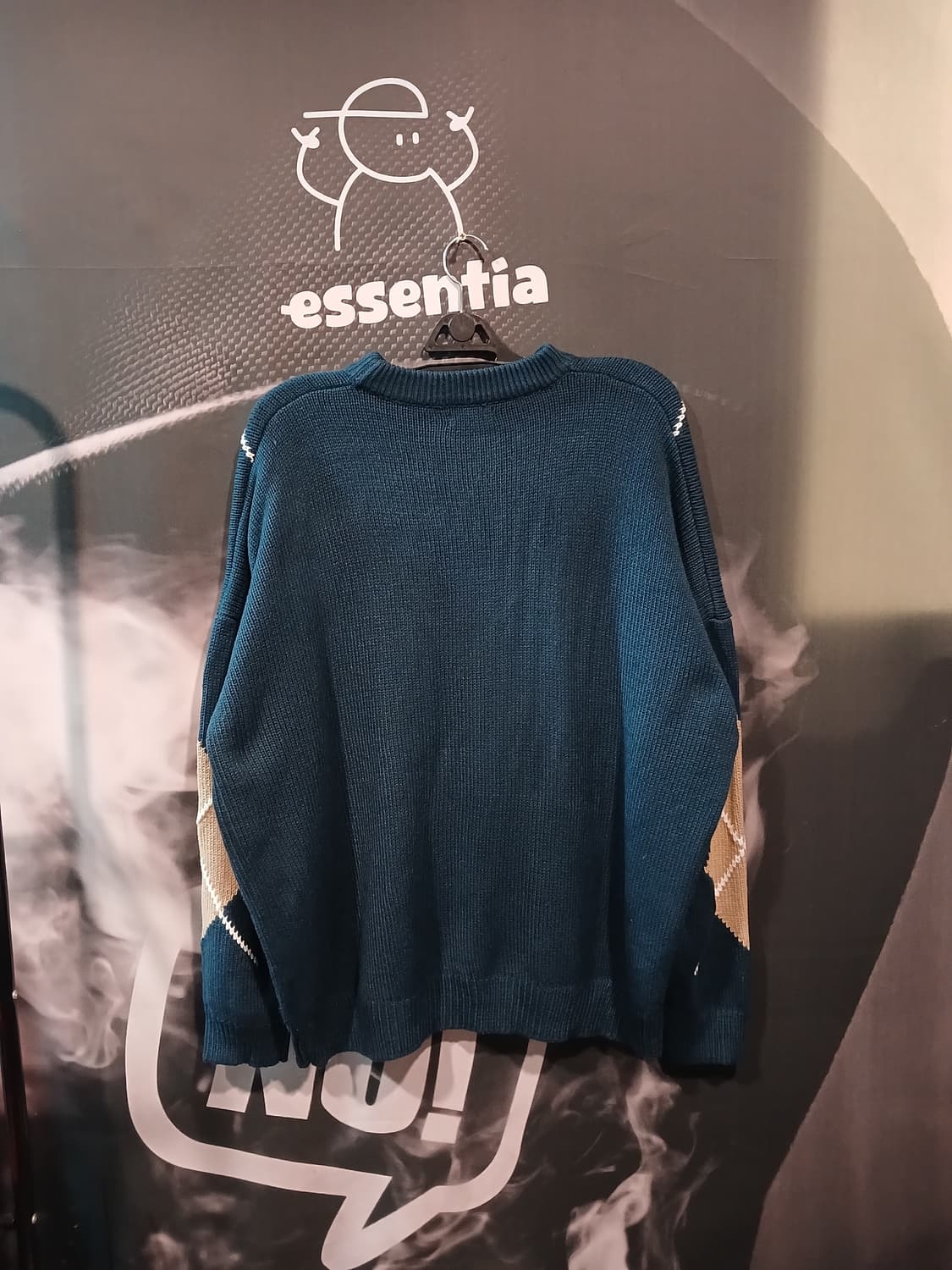 아가일 패턴 나트 스웨터 상품이미지2