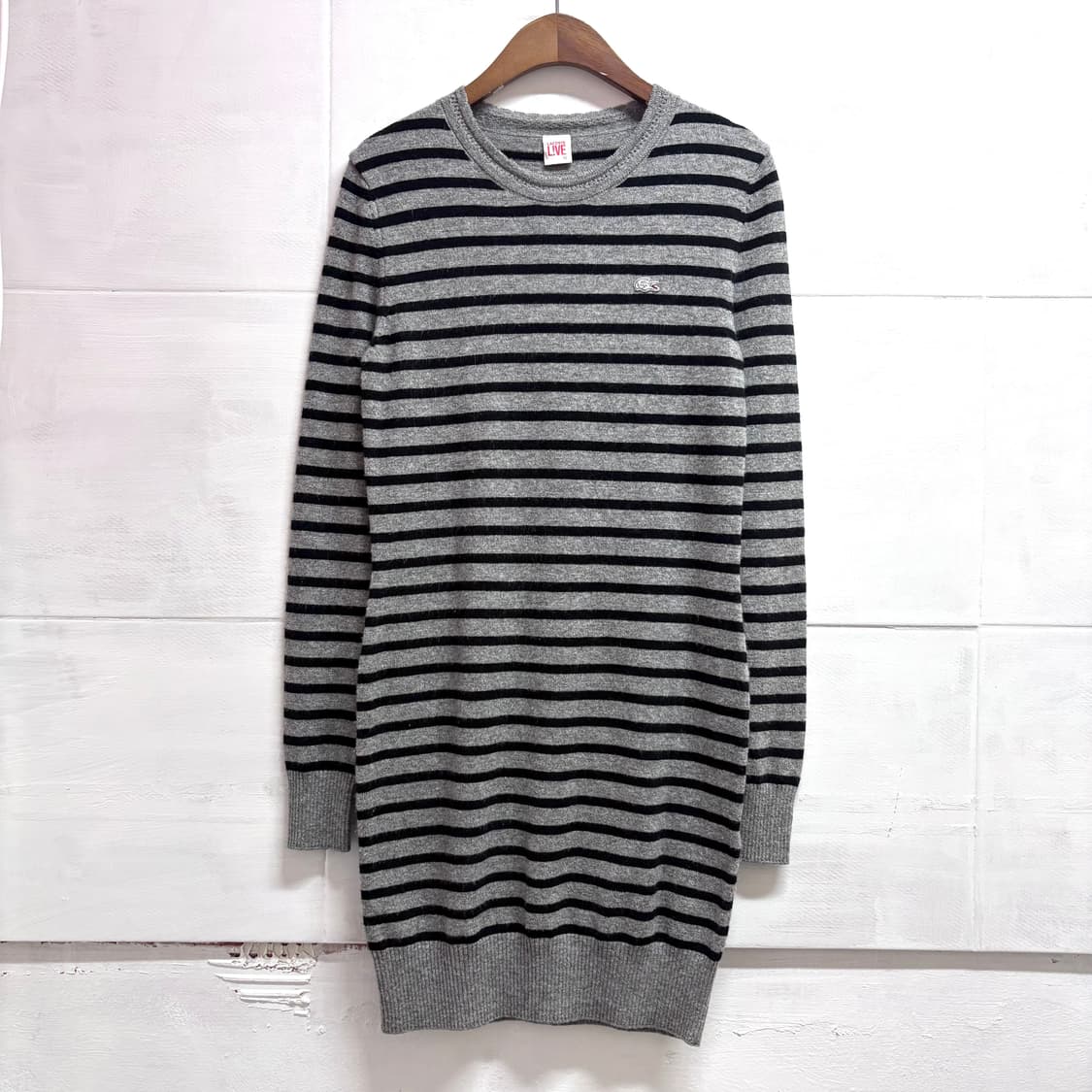 라코스테 라이브 스트라이프 니트 원피스 XS 상품이미지1