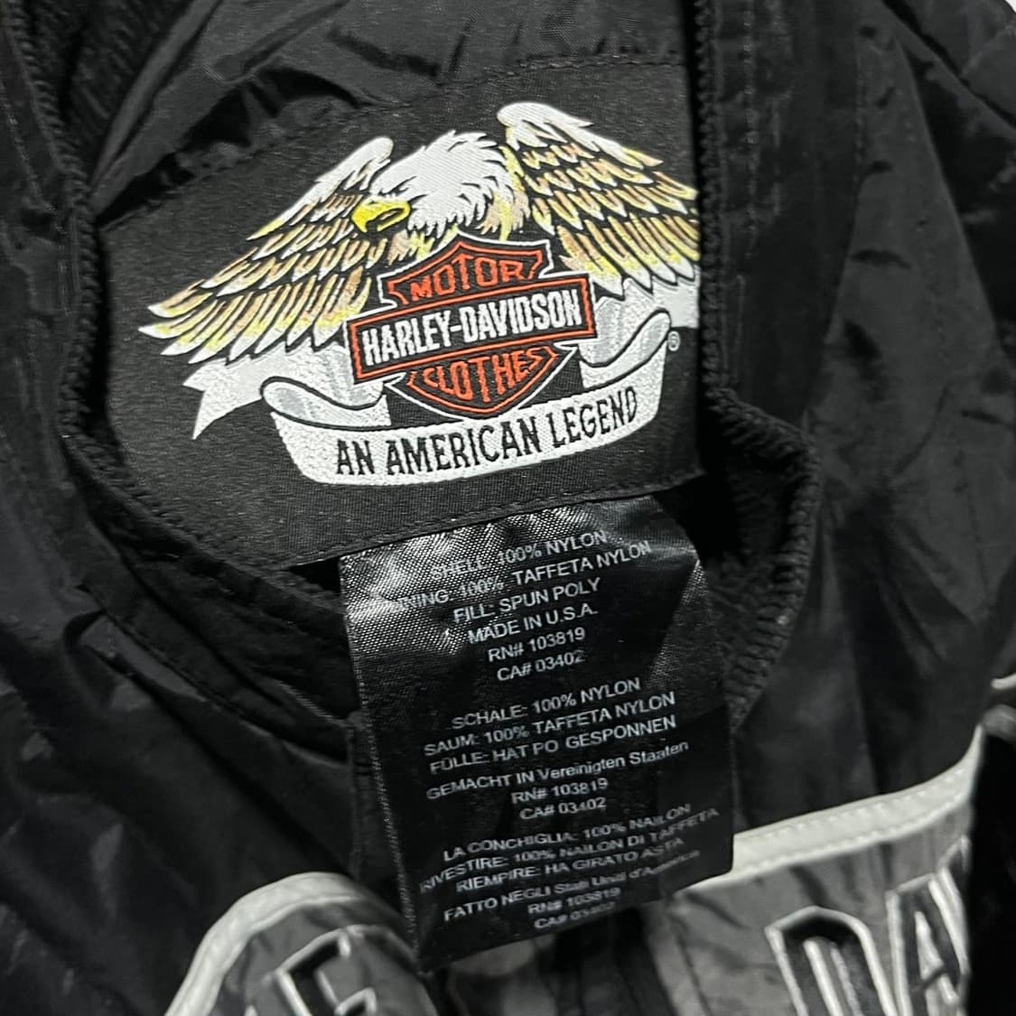 Harley davison nylon jacket  상품이미지6