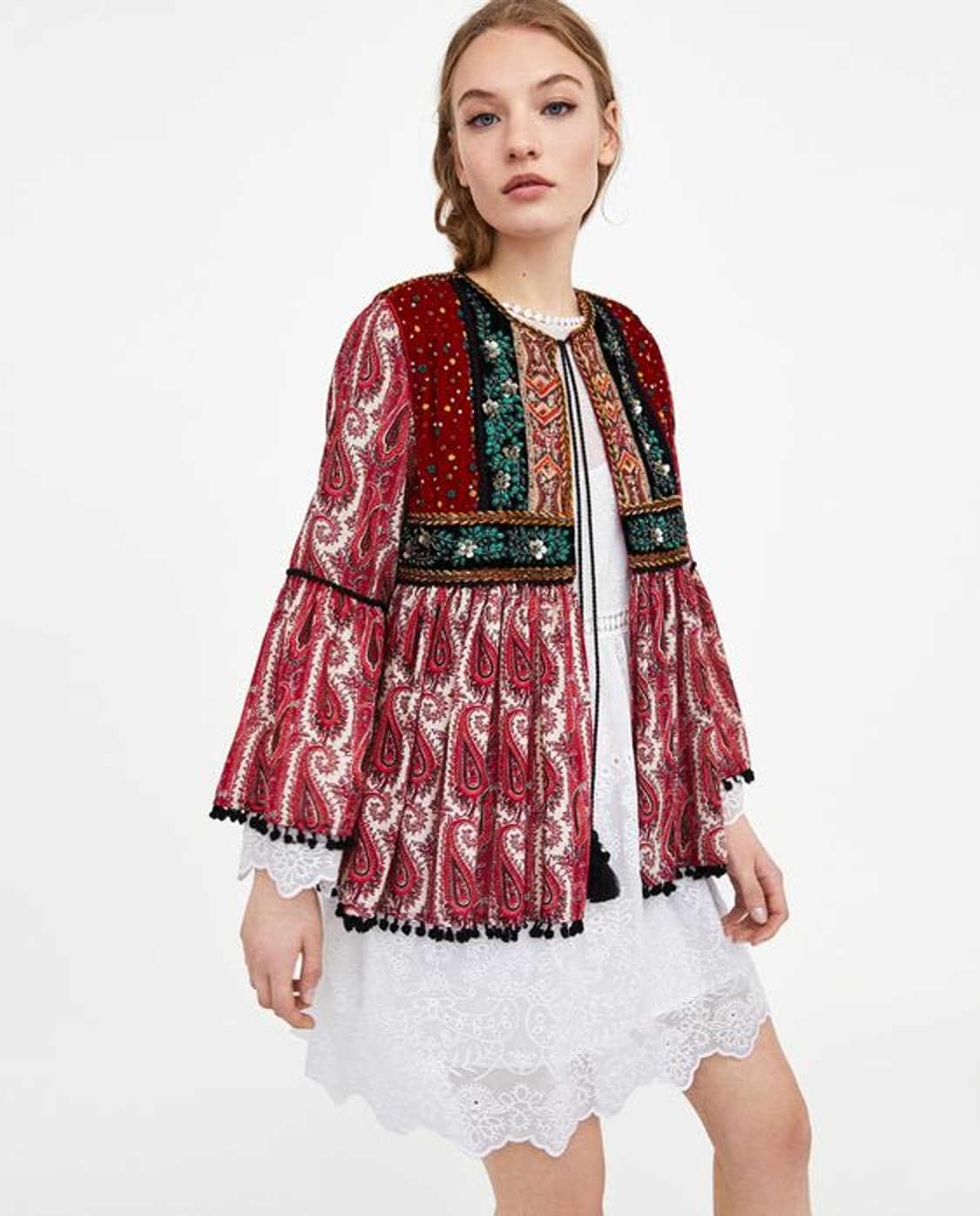 새상품) 자라 히피 블라우스자켓 (프리) 상품이미지1