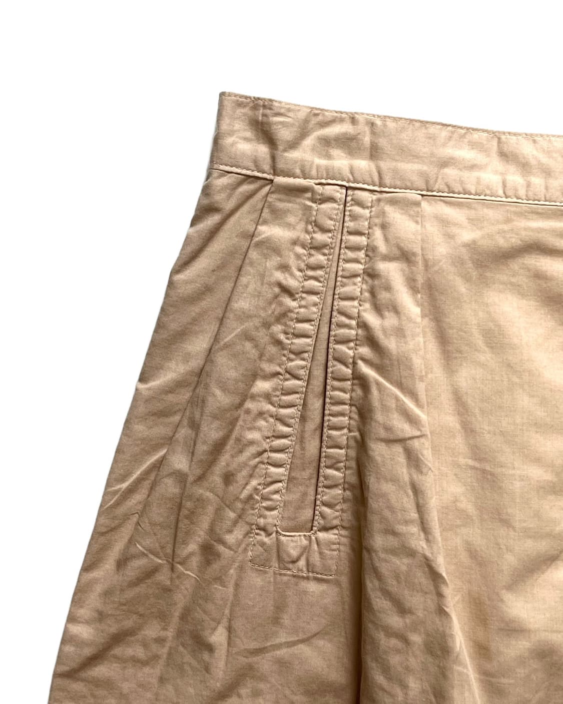 Back pocket Beige skirt 상품이미지3