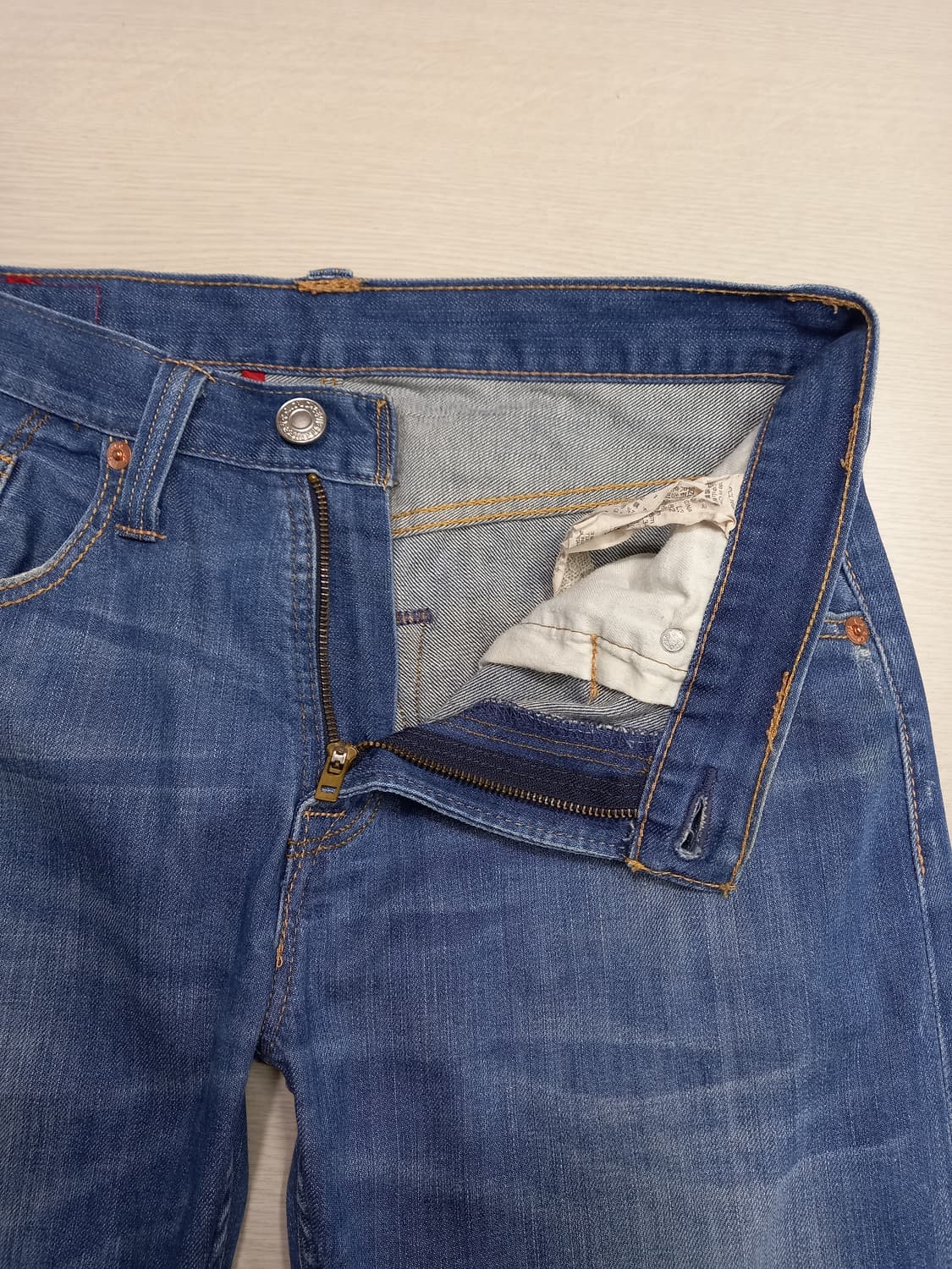 32 리바이스505 워싱 스판 일자진 32-338 상품이미지7