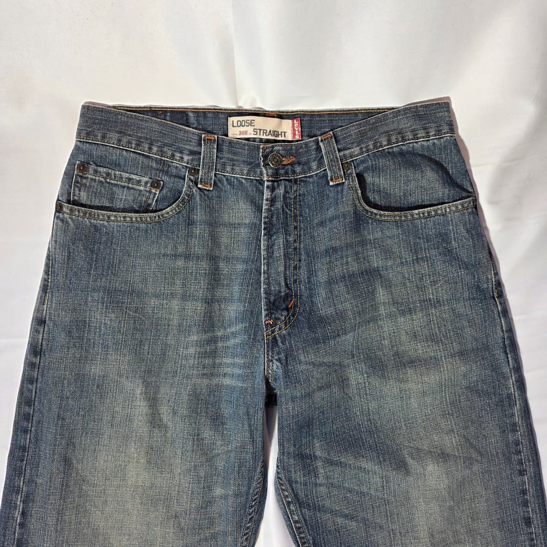 [W32L32]00s 리바이스 569 루즈 스트레이트핏 데님 팬츠 상품이미지2
