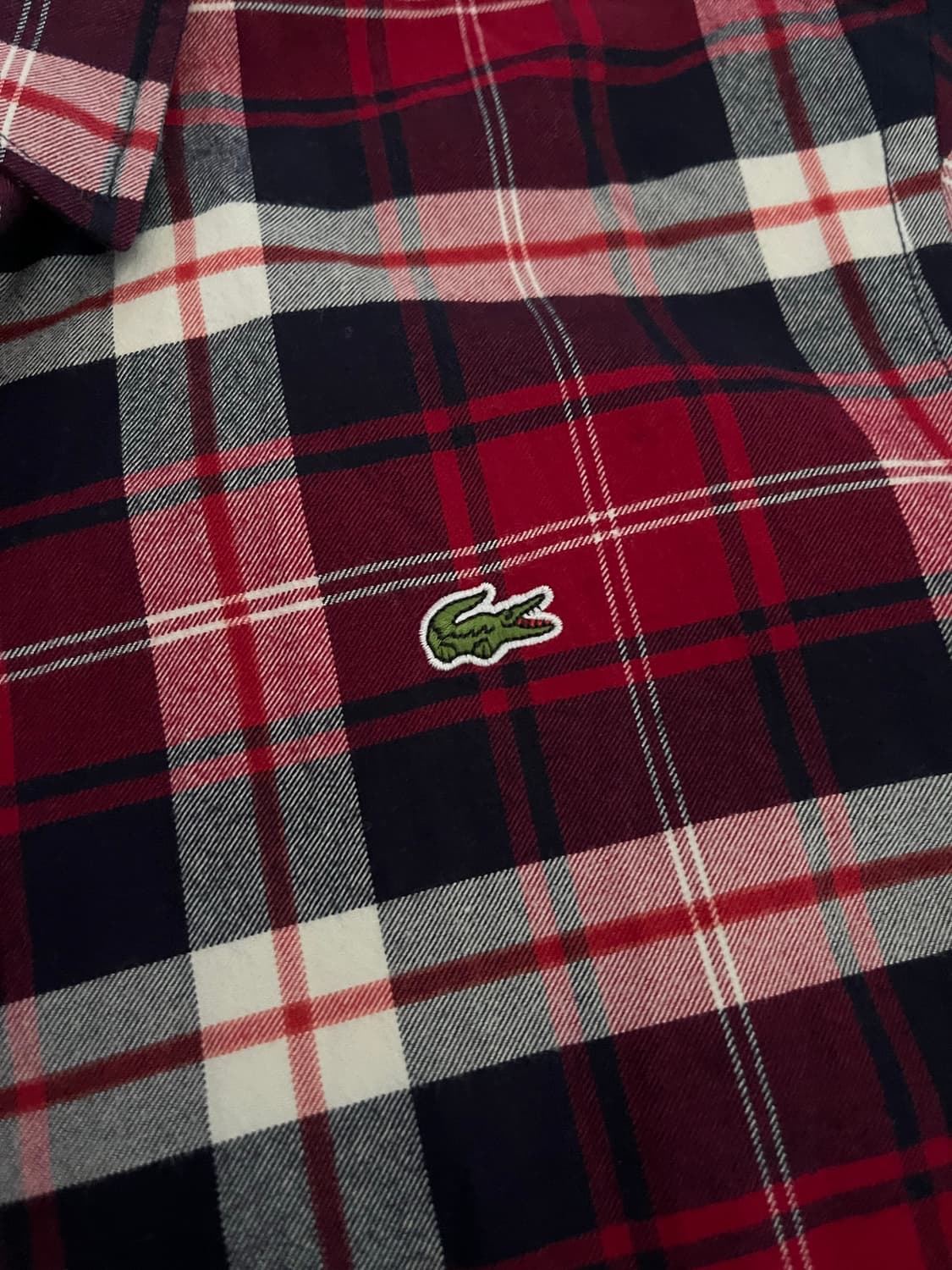라코스테 체크 셔츠.  상품이미지3
