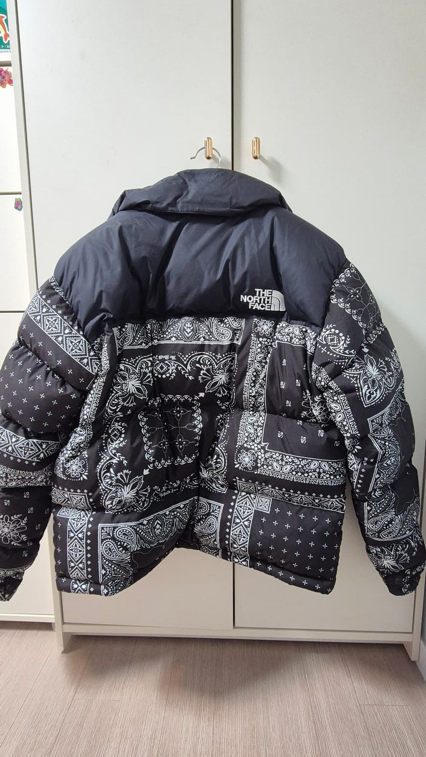 [L]노스페이스 반다나 페이즐리 1996 눕시 노벨티 패딩 상품이미지2