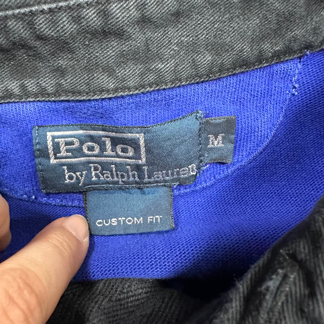 ✨ (바배) 폴로 랄프로렌 커스텀핏 럭비 카라 롱슬리브  상품이미지3