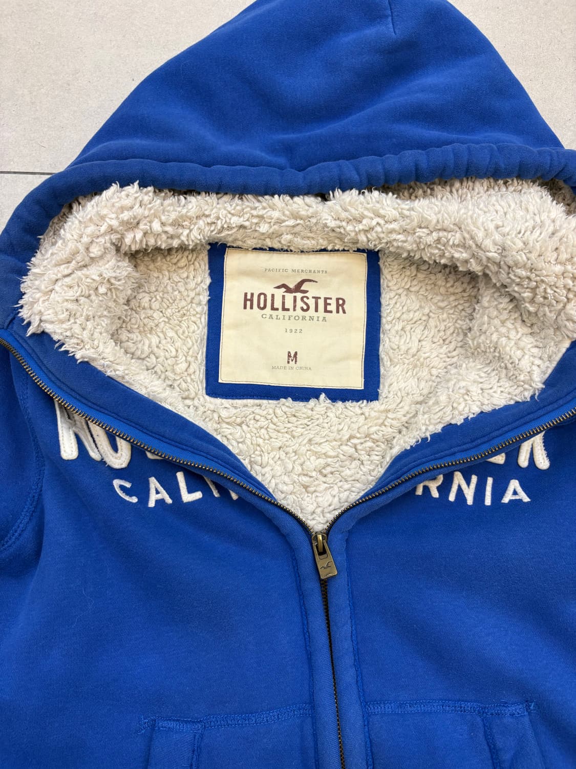 홀리스터 후드집업 블루  상품이미지8
