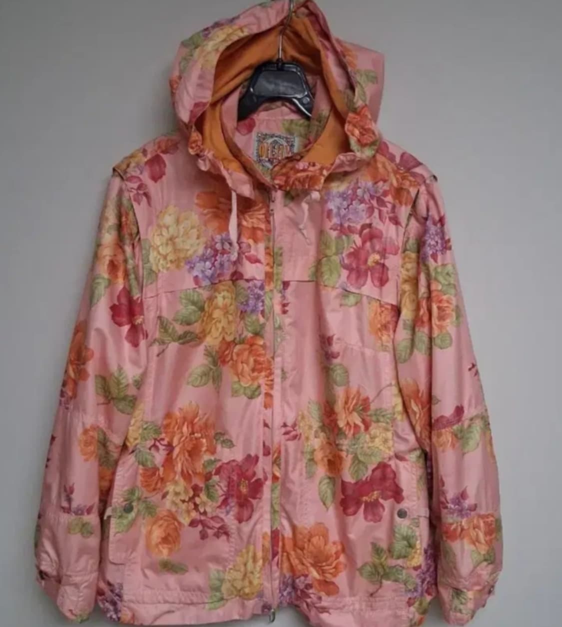 가격변동×(정품)오일릴리 플라워 패턴 후드 자켓&후드베스트 상품이미지1