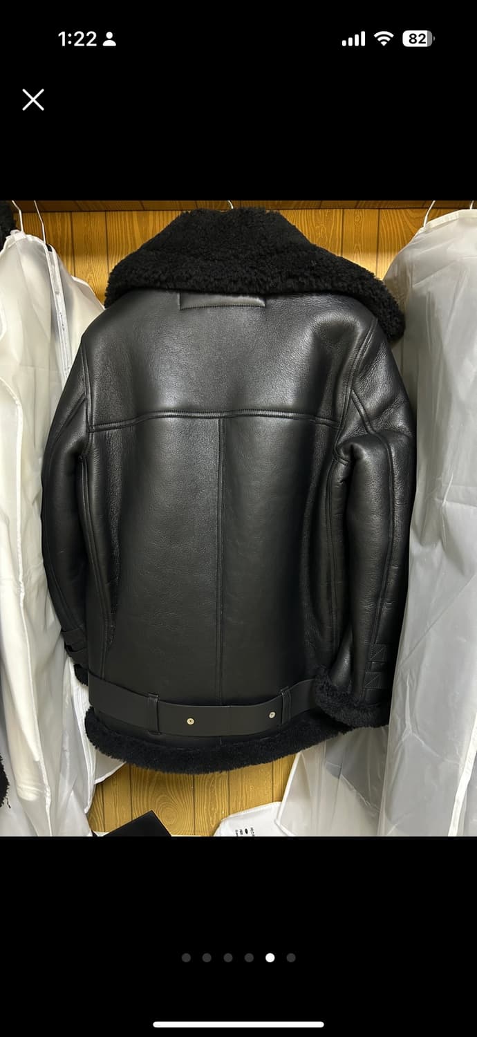 Acne studios 가죽 시어링 자켓 32사이즈 상품이미지5