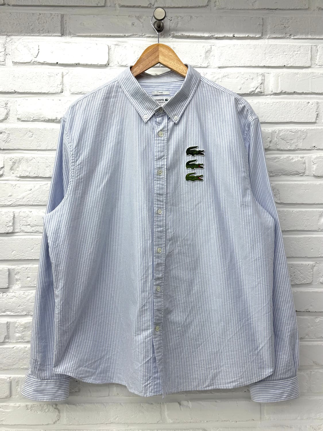 라코스테 블루 스트라이프 셔츠  상품이미지1