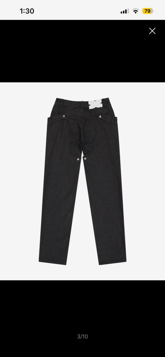 오호스Detachable Button Denim Pants 상품이미지2