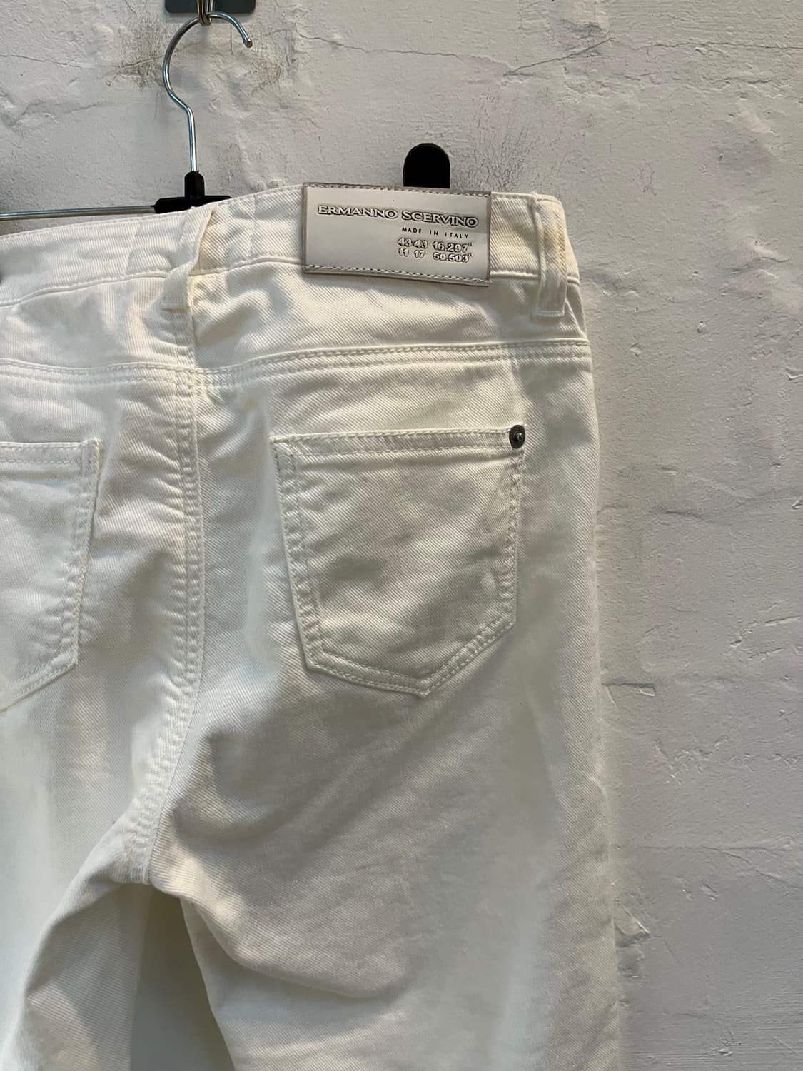 Ermanno scervino 비즈 뉴트로 화이트 스키니진 상품이미지9