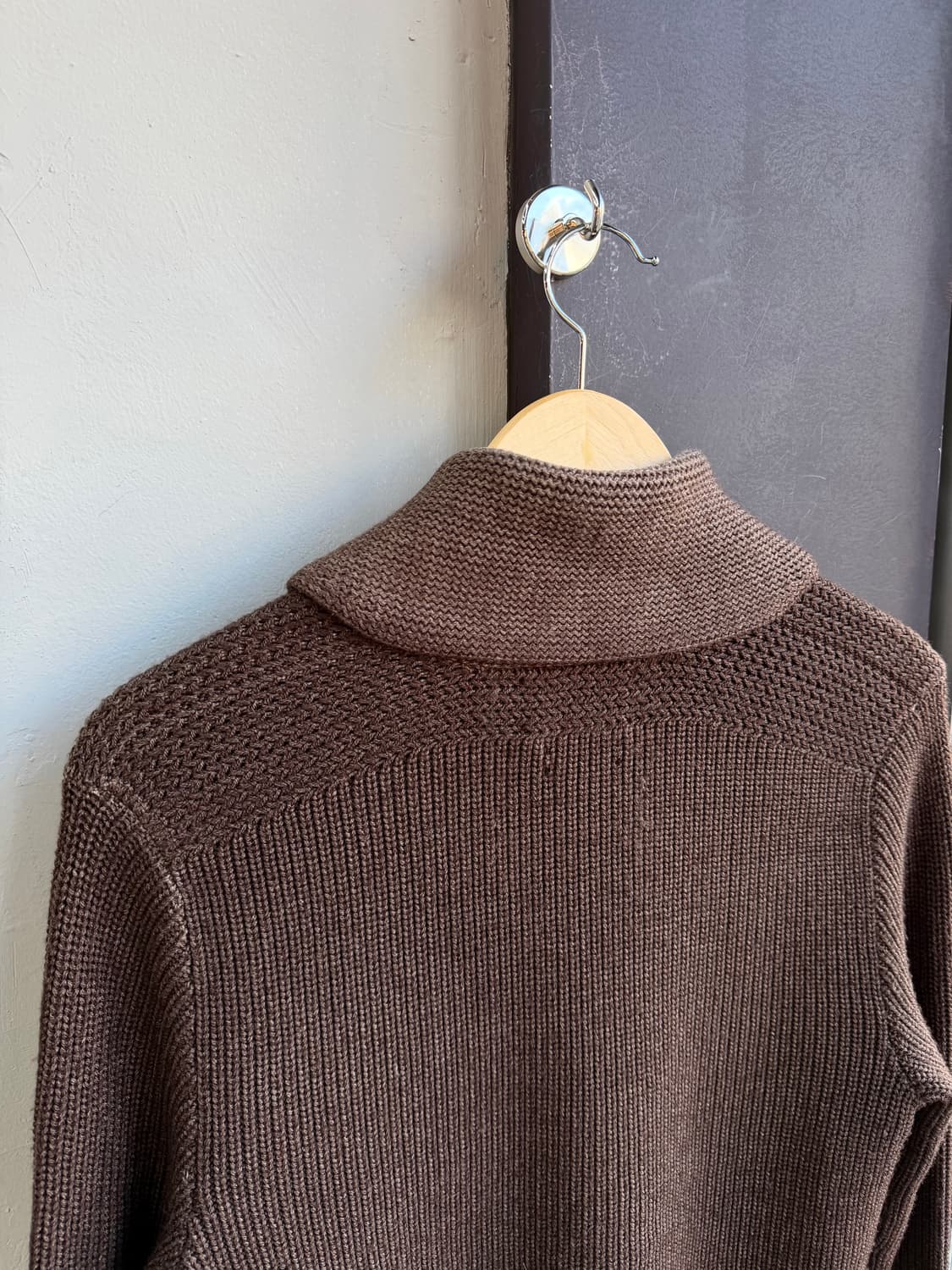 S/ RRL 더블알엘 메리노울 숄카라 가디건 상품이미지9