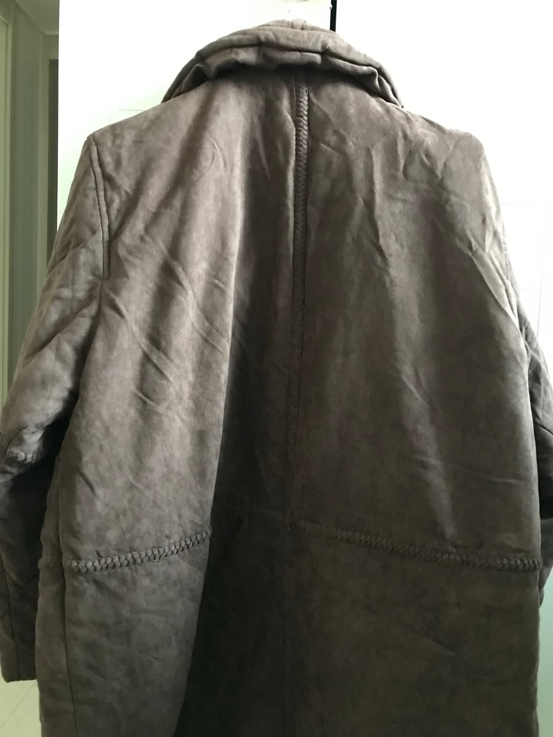 브라운 빈티지 야상 패딩코트  상품이미지4