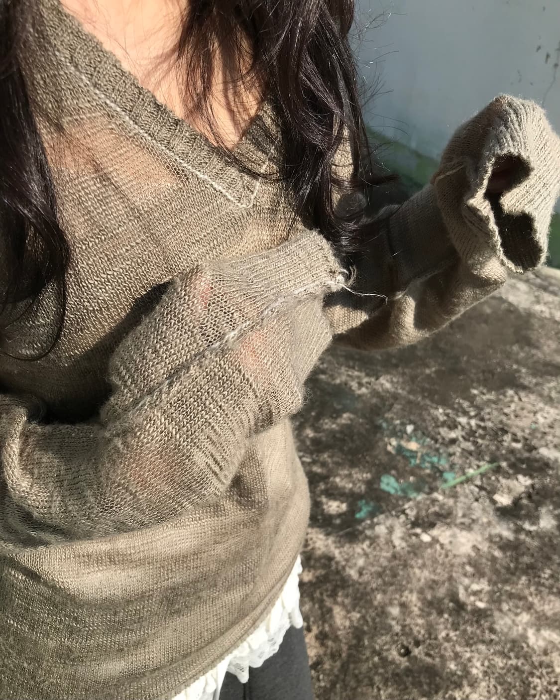 Takeo Kikuchi 스티치 디테일 니트 상품이미지6