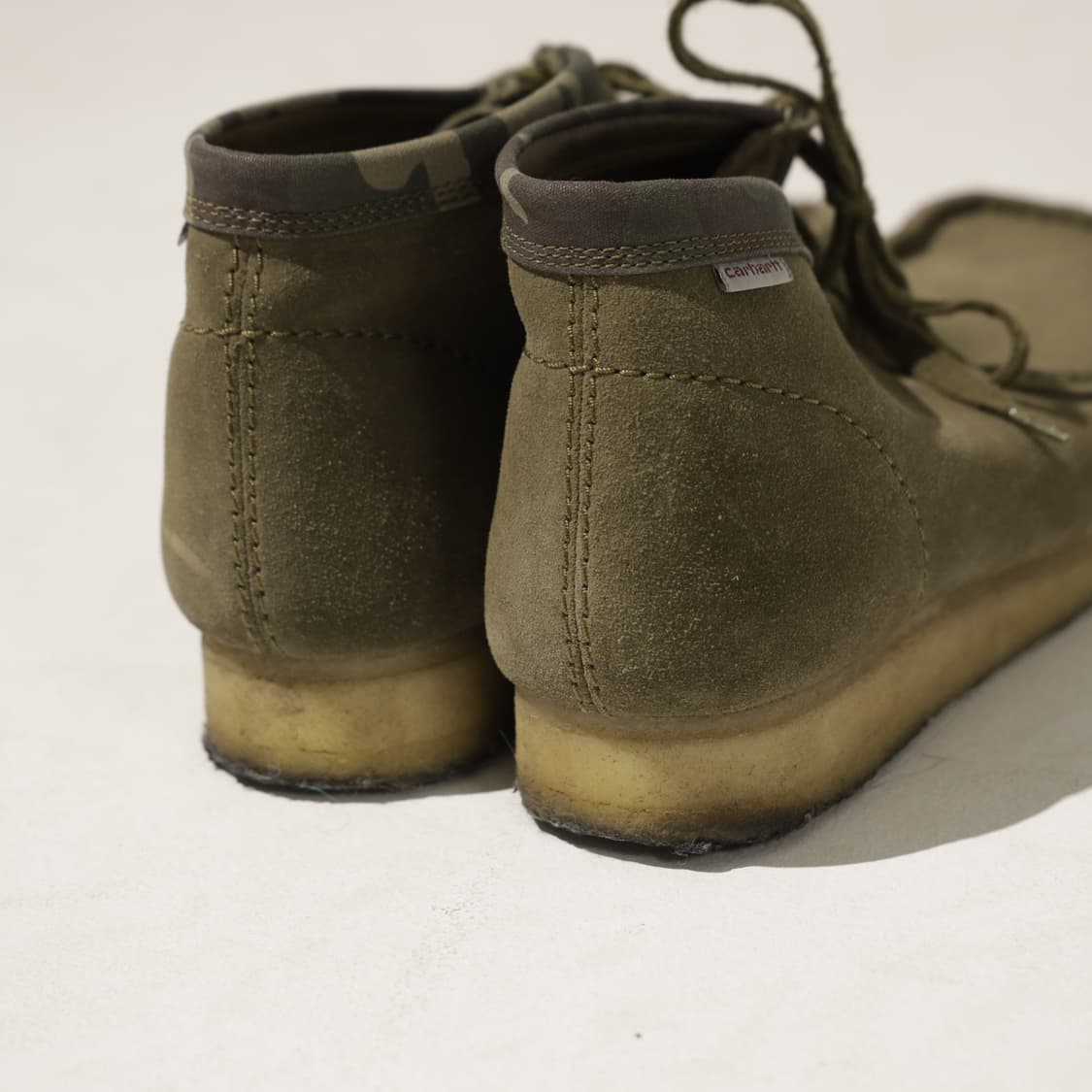 클락스 x 칼하트 왈라비 올리브 그린 (280) 상품이미지4