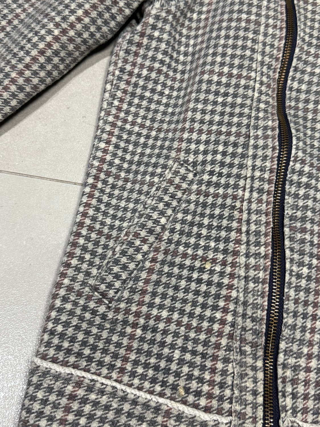 히스테릭 글래머 아카이브 울 캐시미어 혼방 히스걸 면 라이더 자켓  상품이미지3