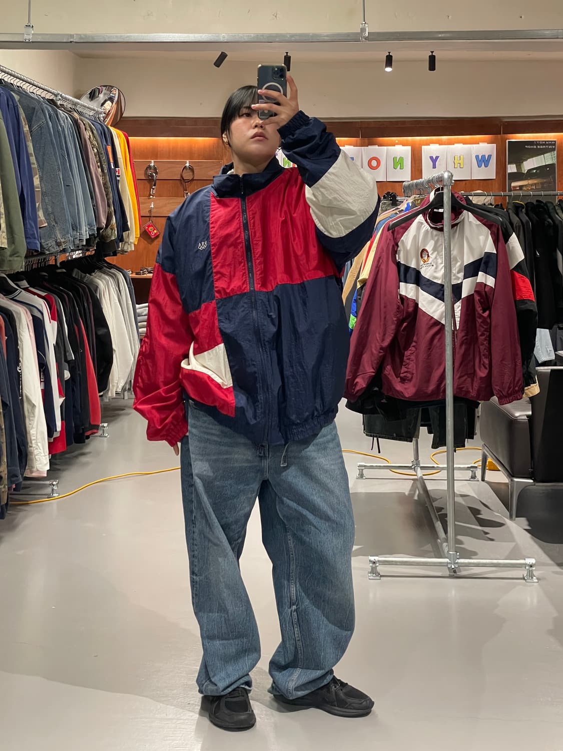 90‘s USA 올림픽 올드스쿨 바람막이   상품이미지5