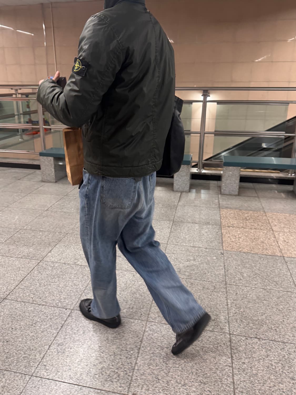 Stone island Mussola gommata flight JK 상품이미지9