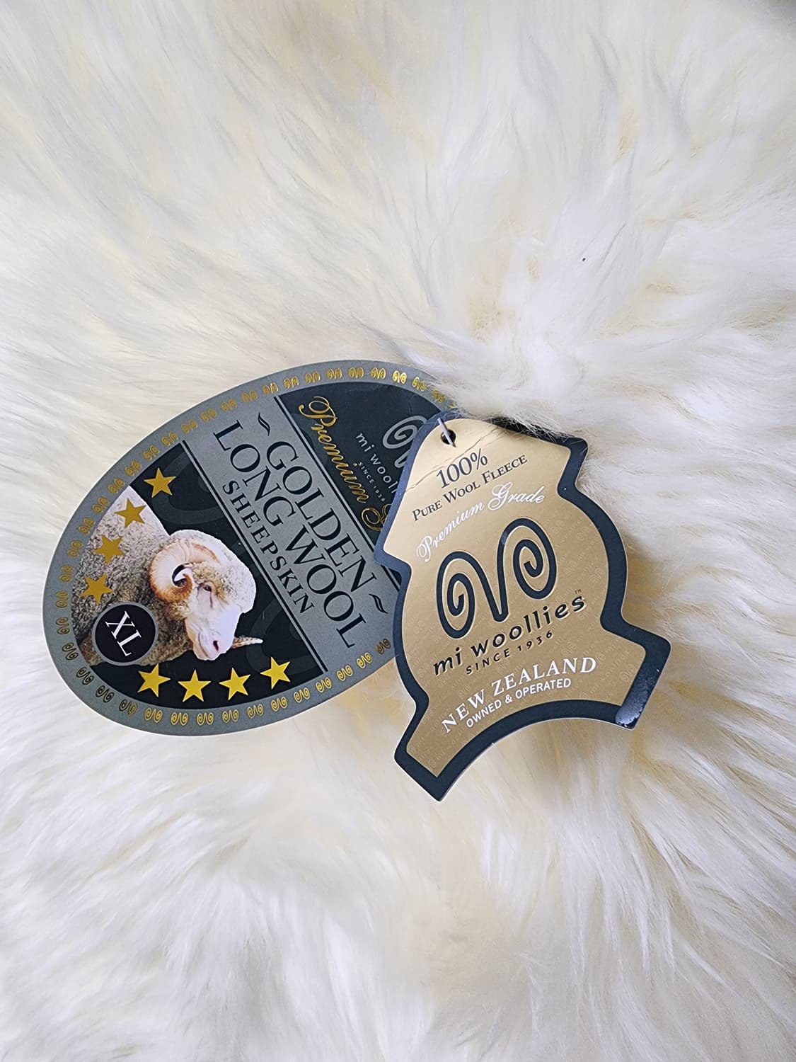 미울리스 골든 프리미엄 천연 울 양털 러그 XL 2개가격 상품이미지3