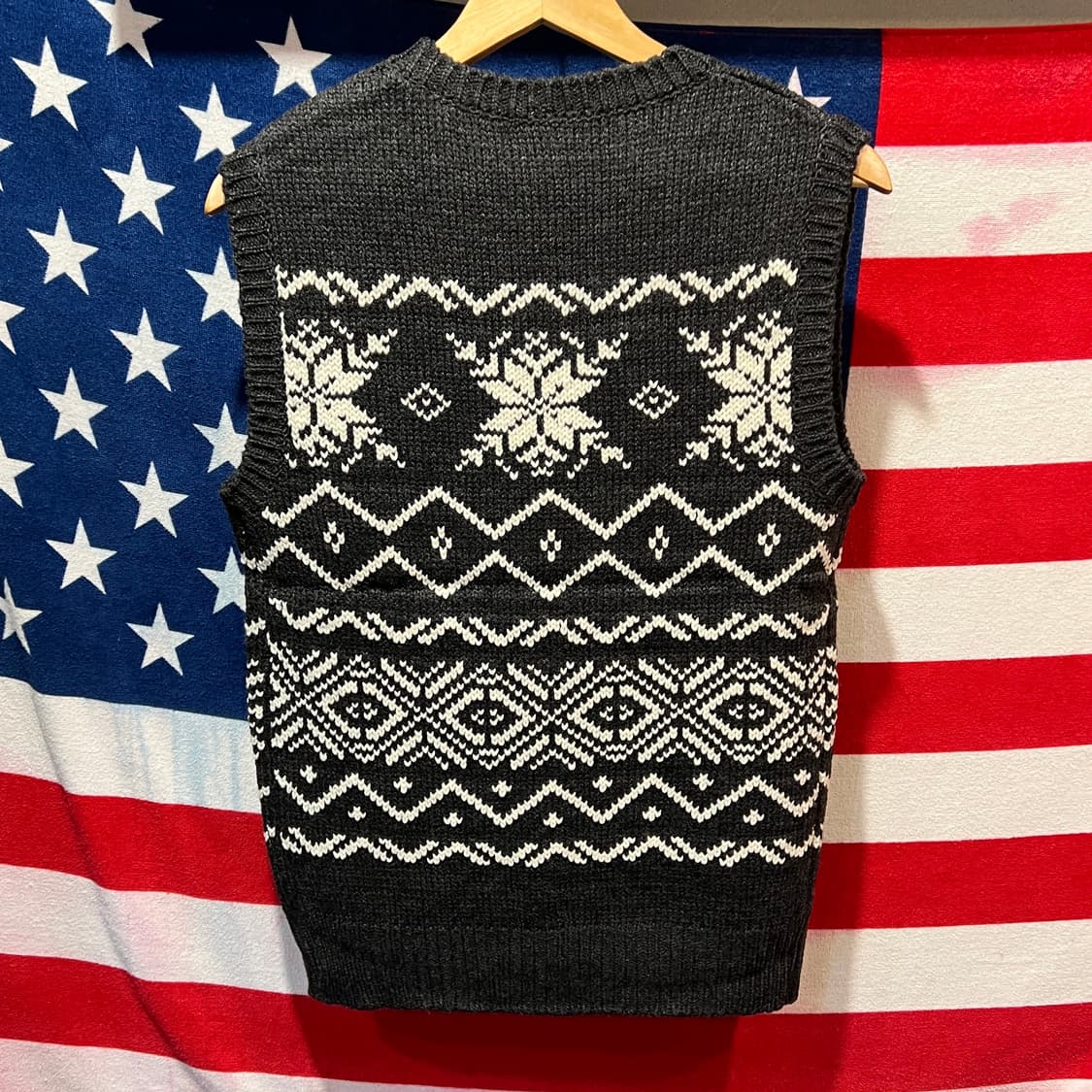 패턴 니트 베스트 상품이미지2