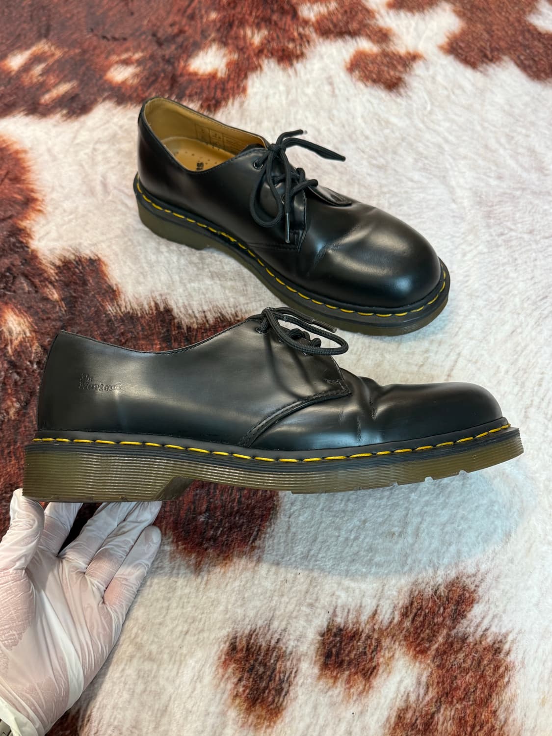Dr. Martens 닥터마틴 3홀 1461 블랙 42사이즈 (270) 상품이미지3