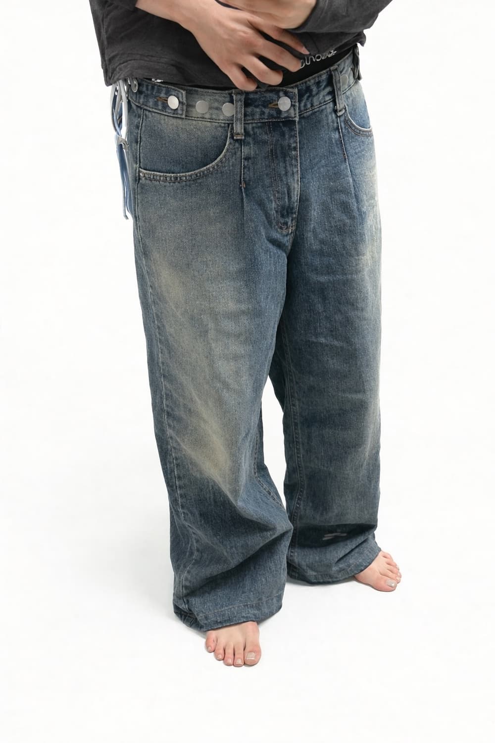 와이드청바지 상품이미지1