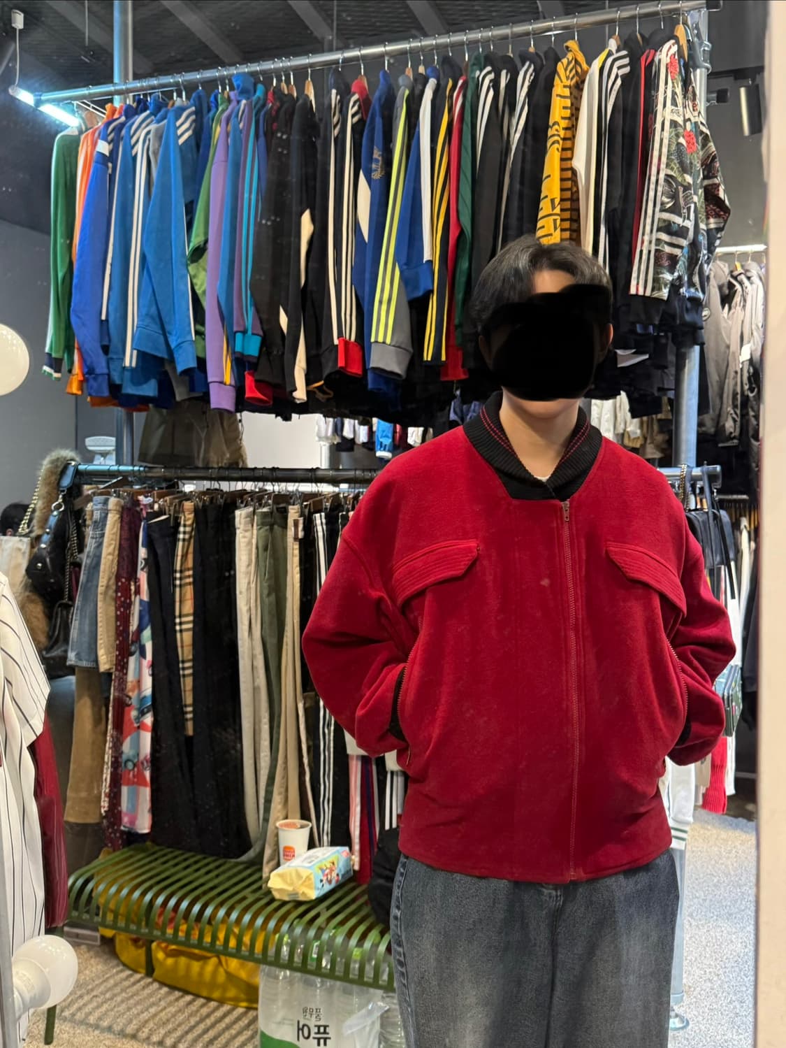 istante 레드 자켓 상품이미지1