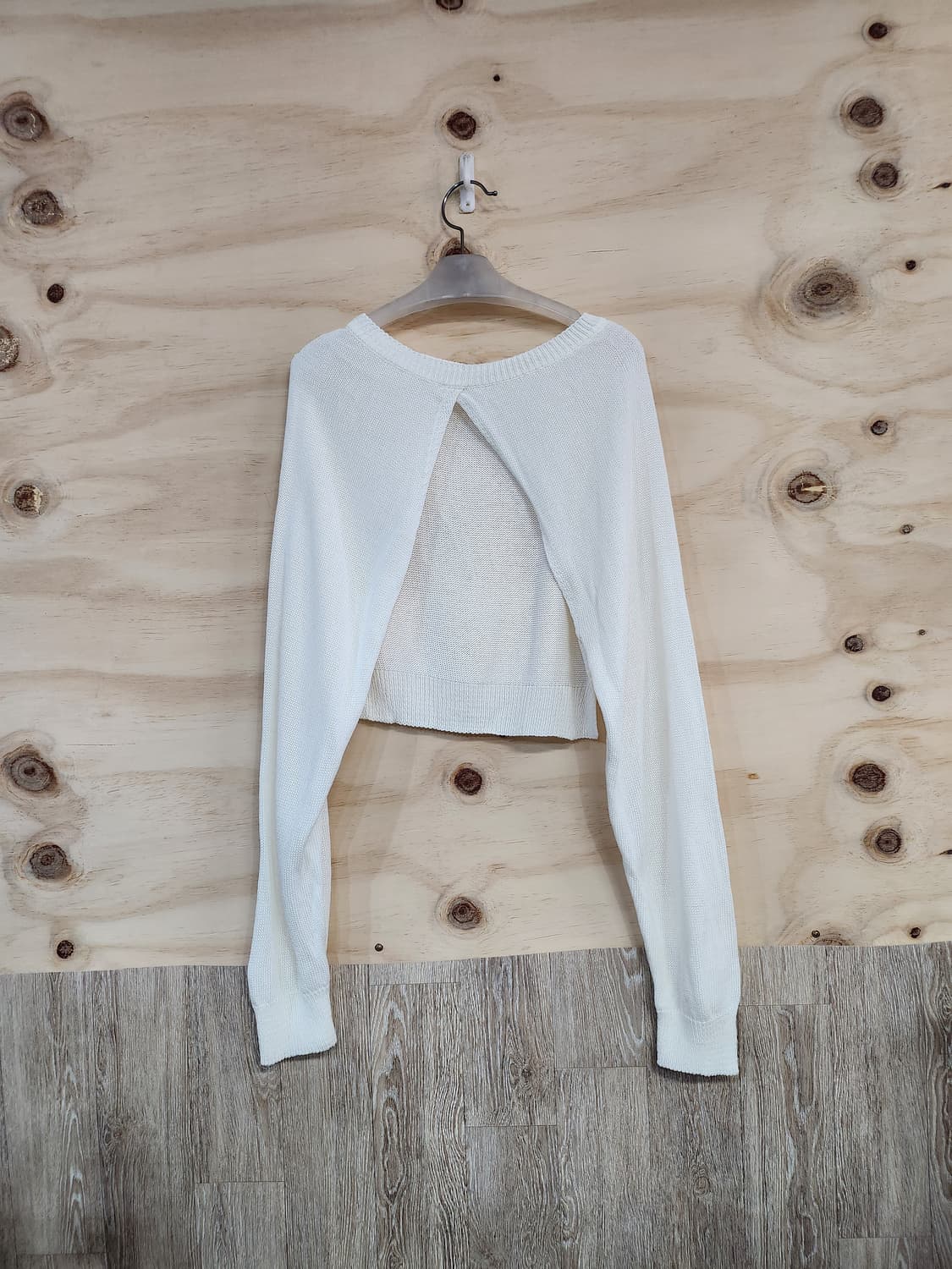 1061) 크롭 니트 긴팔티 상품이미지2