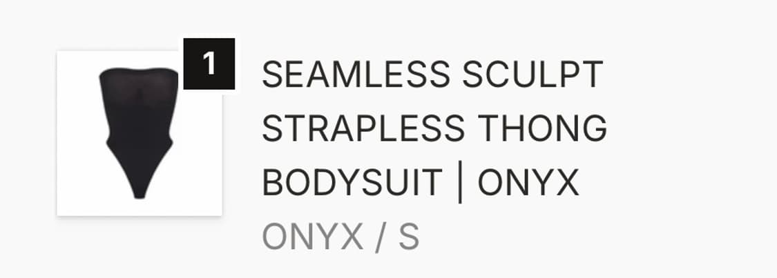 SEAMLESS SCULPT STRAPLESS THONG BODYSUIT 상품이미지2