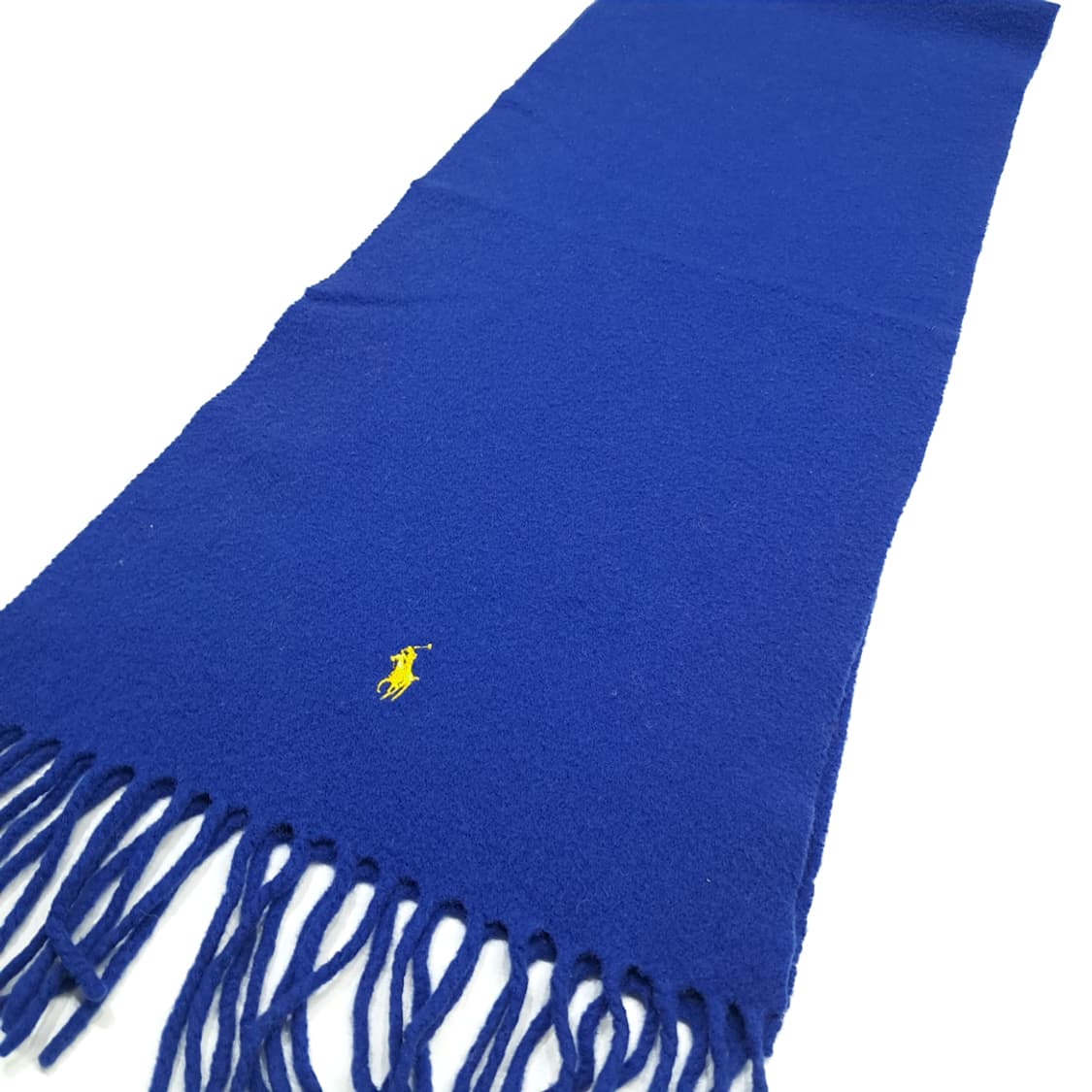 MX166 폴로 랄프로렌 로얄블루 램스울 목도리 머플러 상품이미지2