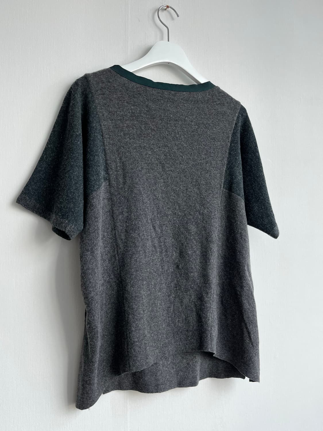 청록색 레이스 니트 티 상품이미지2