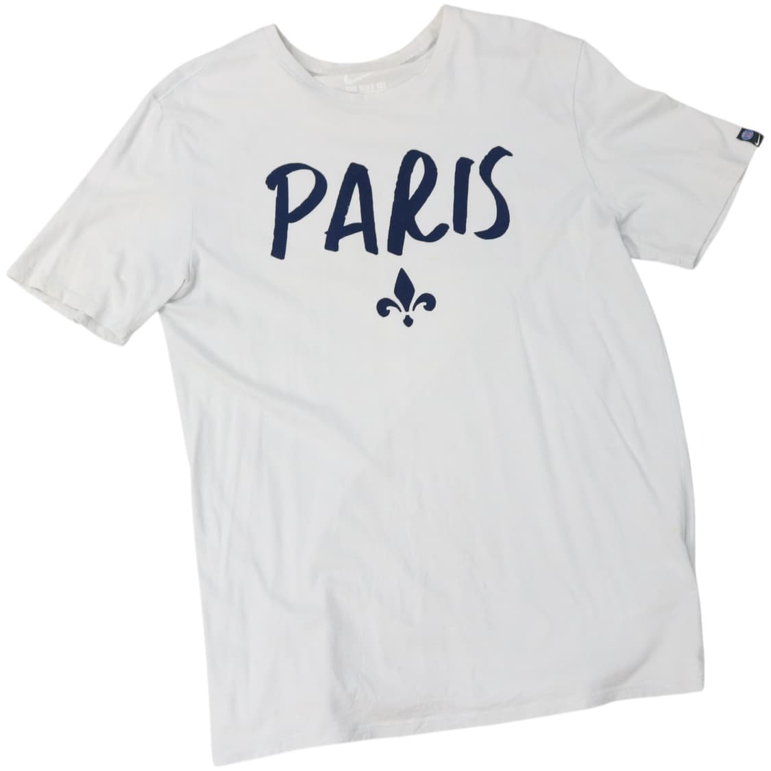 Nike 나이키 PSG 파리 생제르맹 빅로고 화이트 반팔티셔츠 (L) 상품이미지1