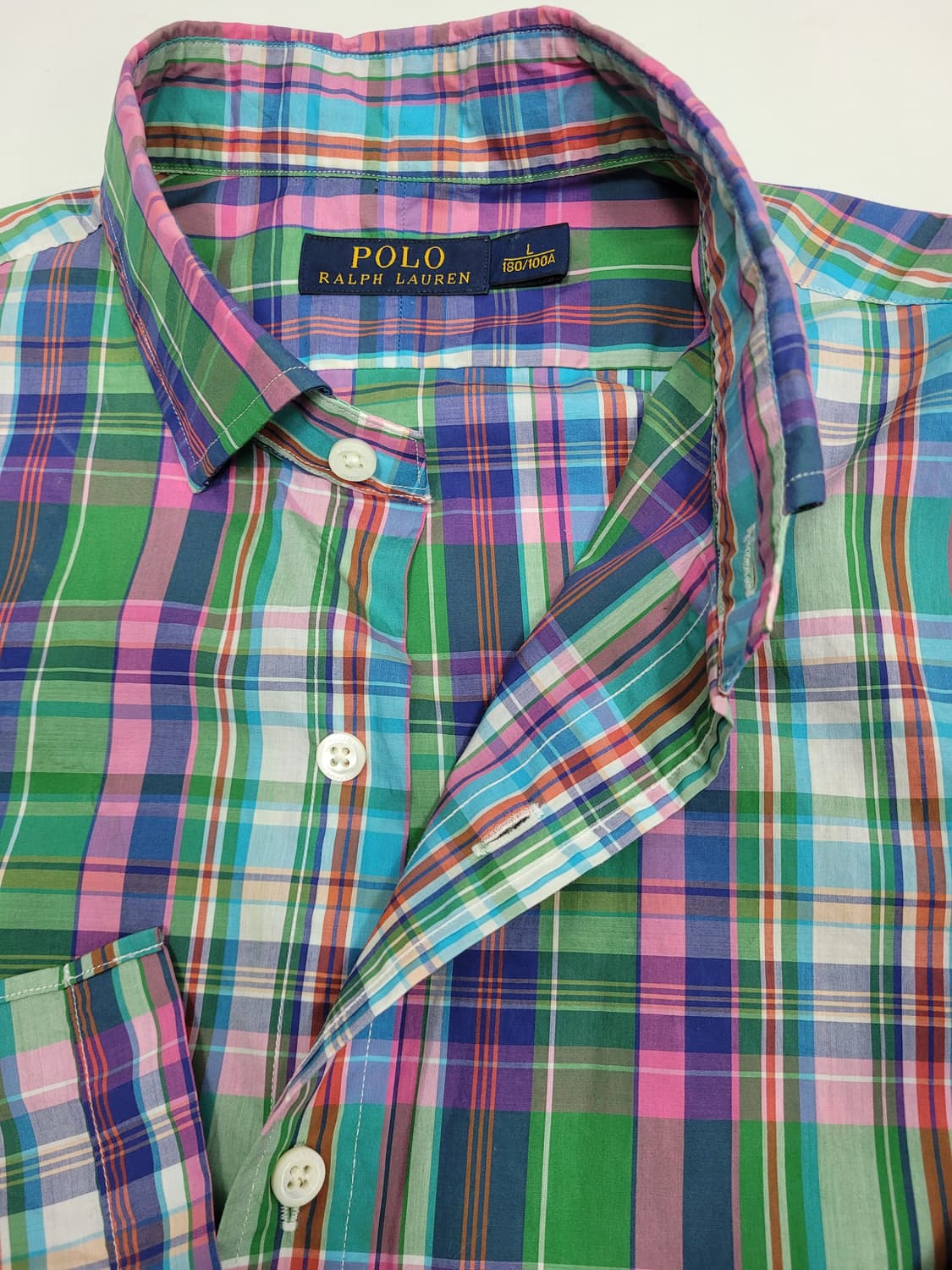 POLO 폴로 랄프로렌 체크 셔츠 / 남 L 멀티 컬러 상품이미지7