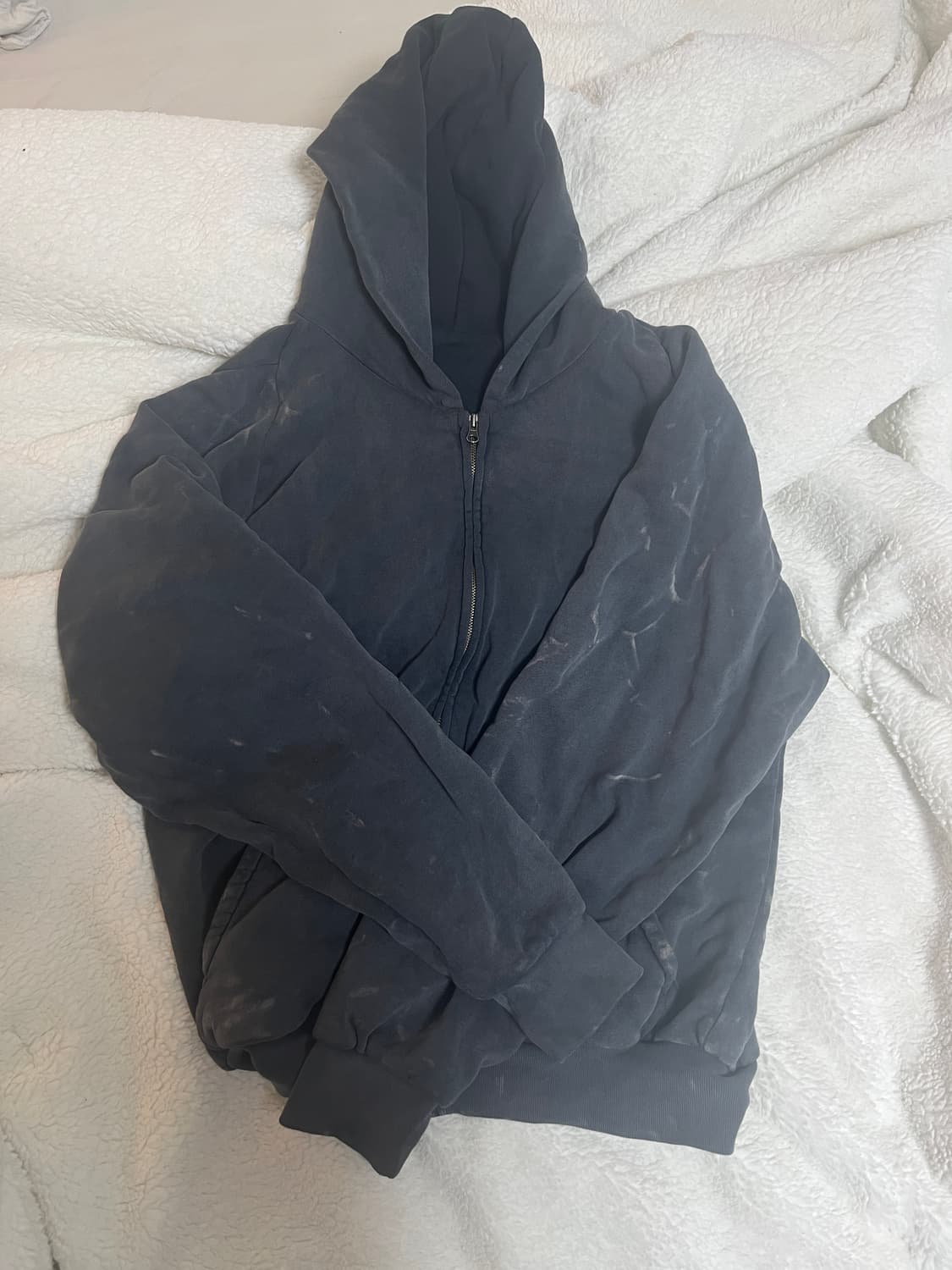 이지갭 후드집업 그레이 (워싱多) S 상품이미지1