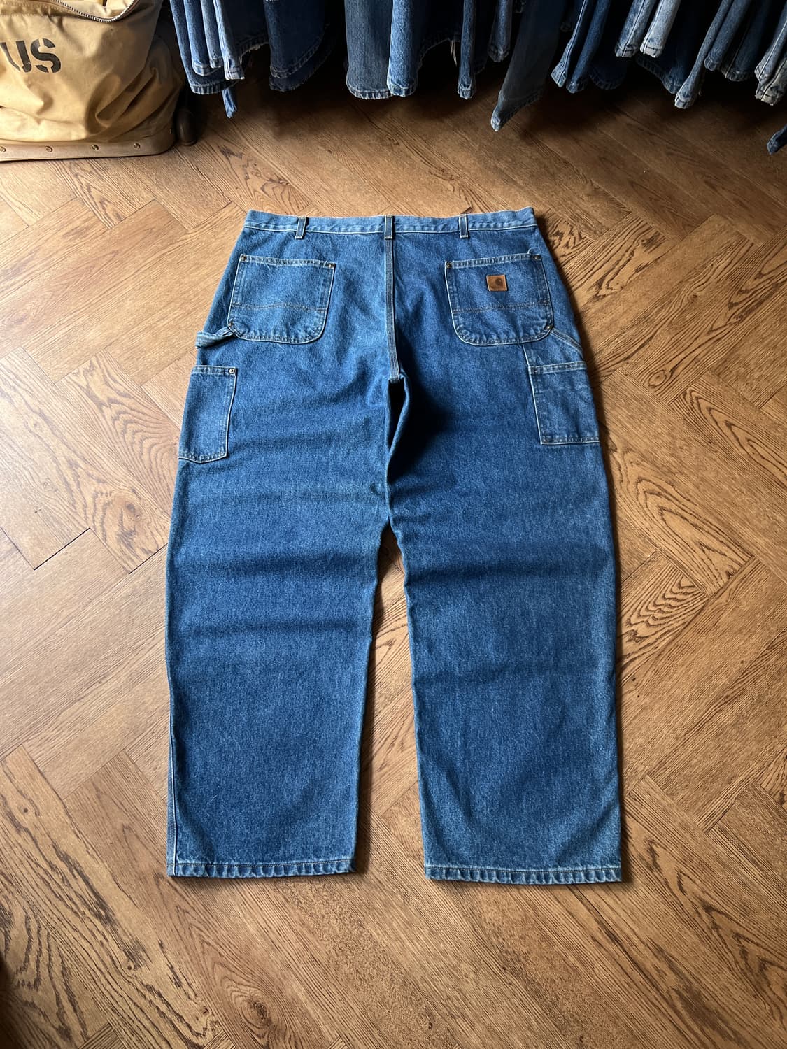 [42]칼하트 USA 빅사이즈 더블니 워크 데님 팬츠 상품이미지8