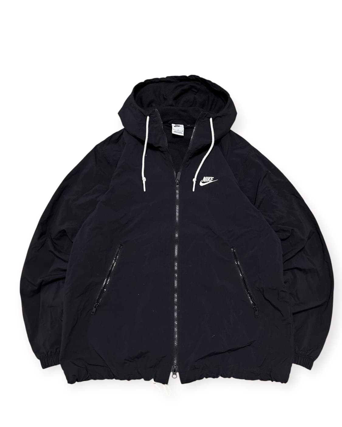 나이키 블랙 후드 투웨이 바람막이 상품이미지1