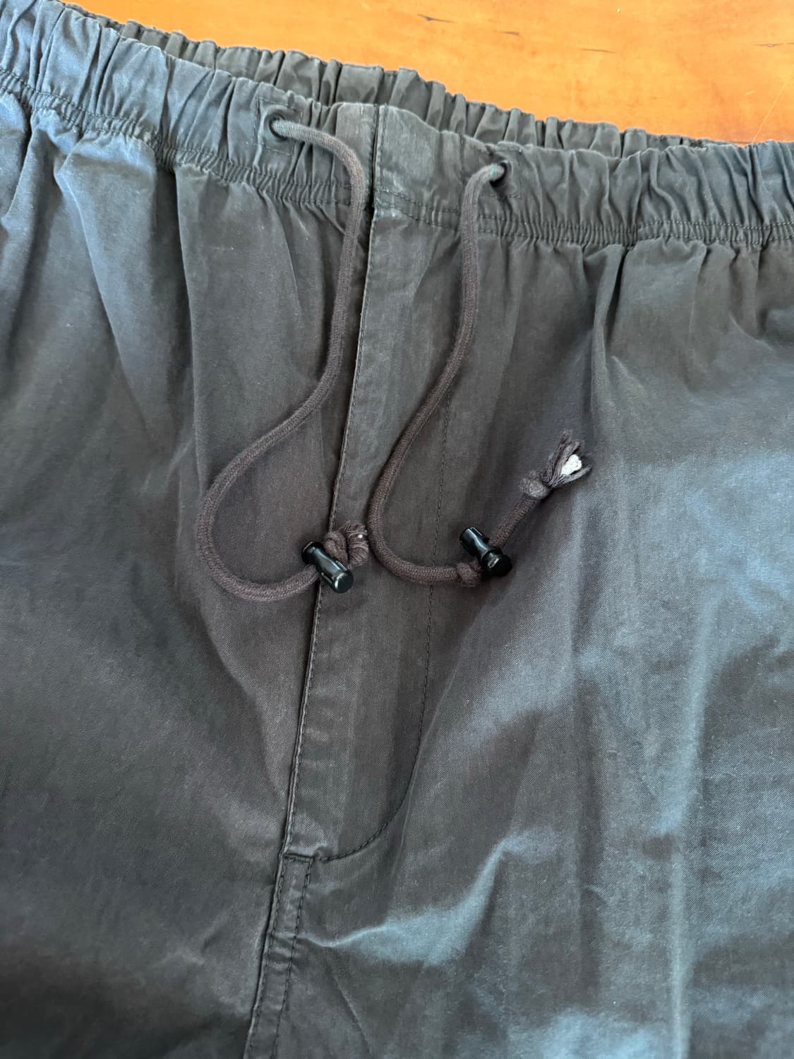 스투시 나이코 오버 트라우저 워시드 블랙 상품이미지7