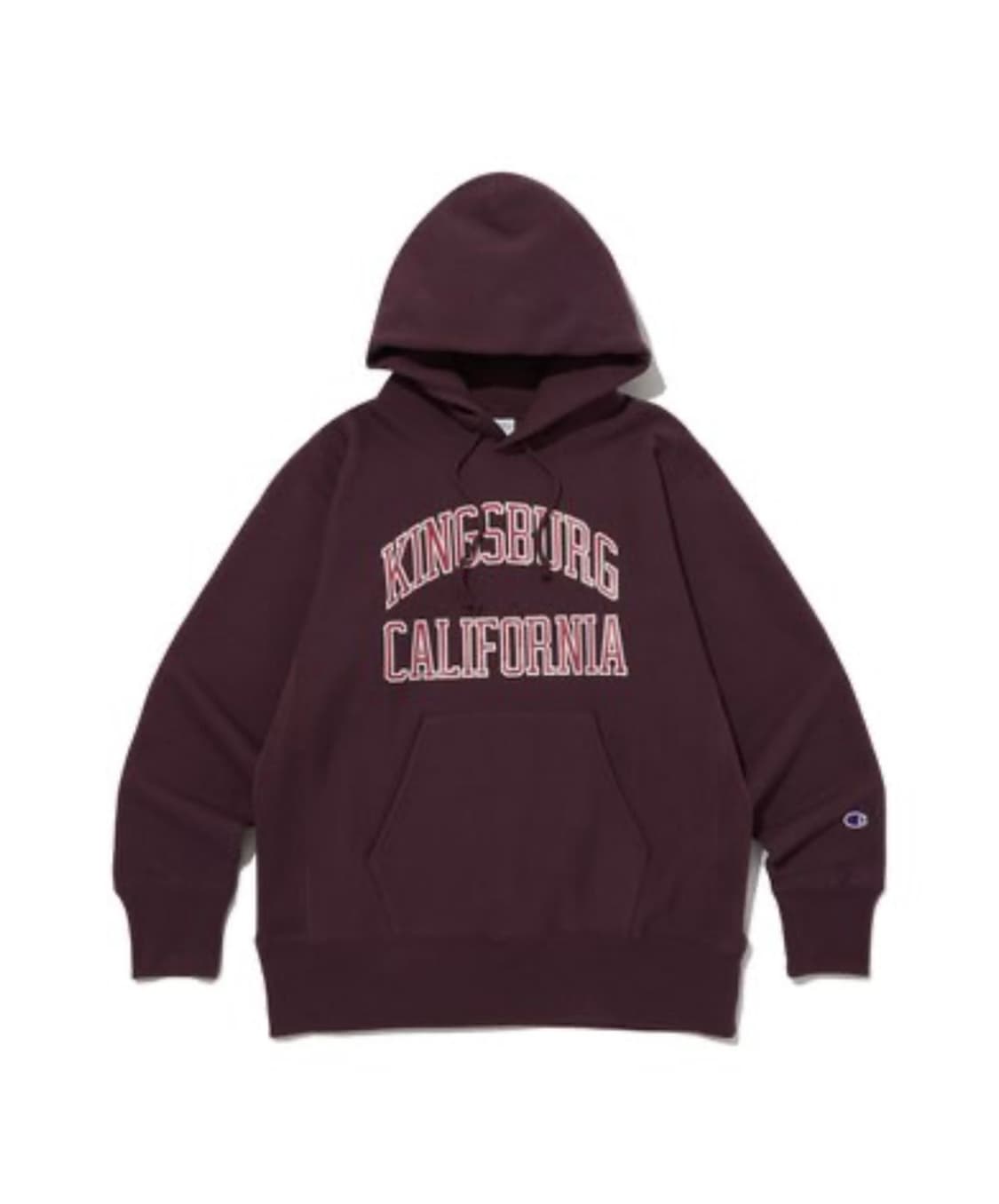 챔피온 리버스위브 블루택 후드 다크퍼플 상품이미지1