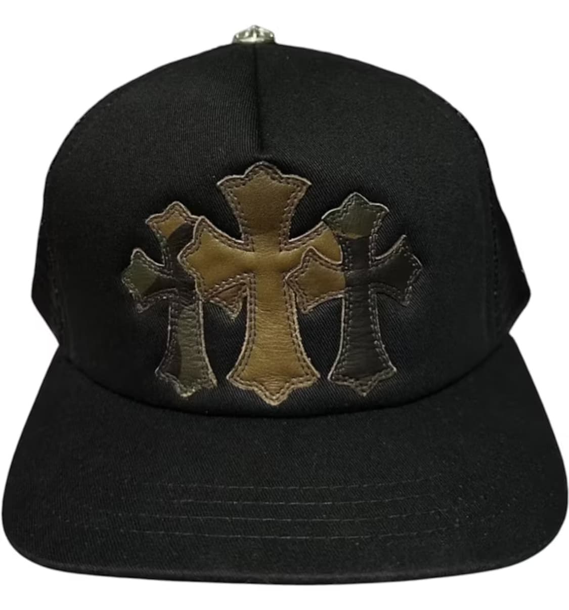 크롬하츠 세메터리 카모 레더 패치 캡 상품이미지2