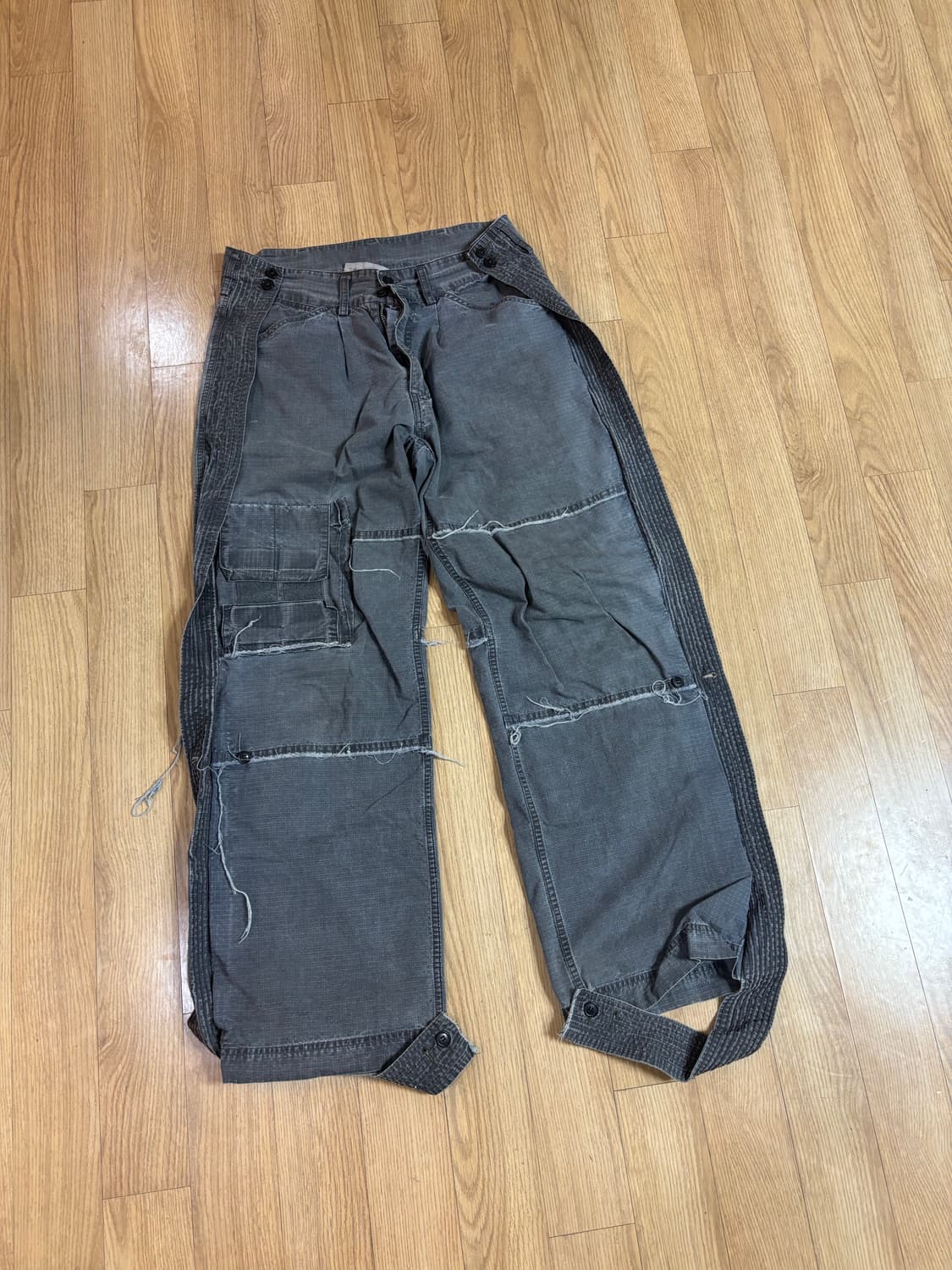 BELTED CARGO PANTS_DARK BLUE 상품이미지2